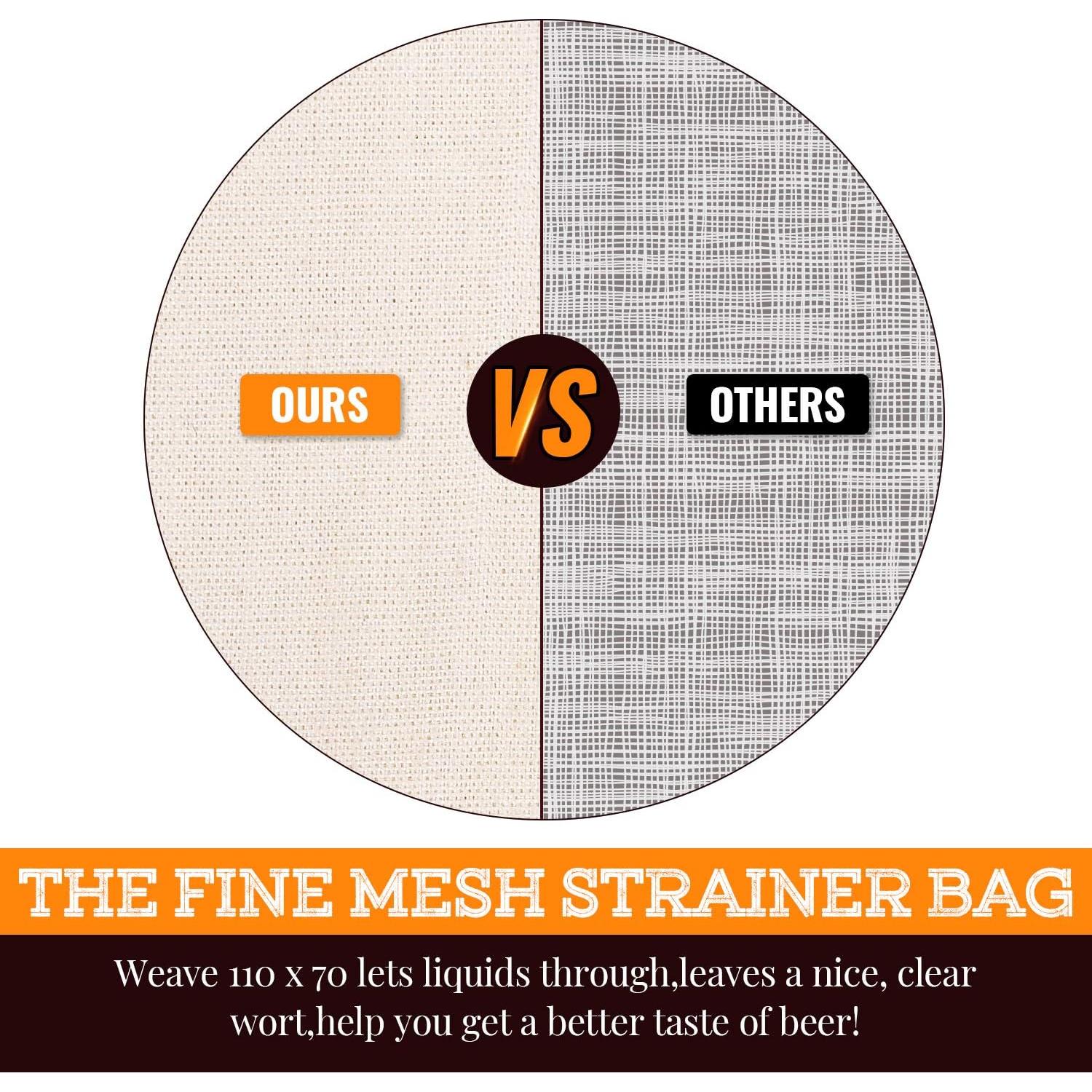 Bolsa de Cerveza de Algodón 100% SCENGCLOS 66x56 cm 2 Pzas