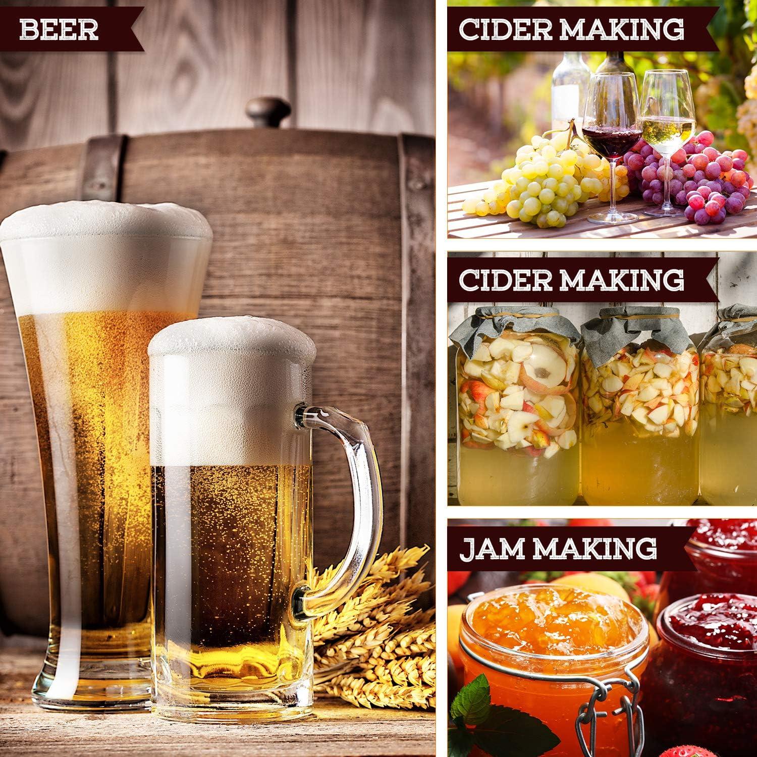 Bolsa de Cerveza de Algodón 100% SCENGCLOS 66x56 cm 2 Pzas