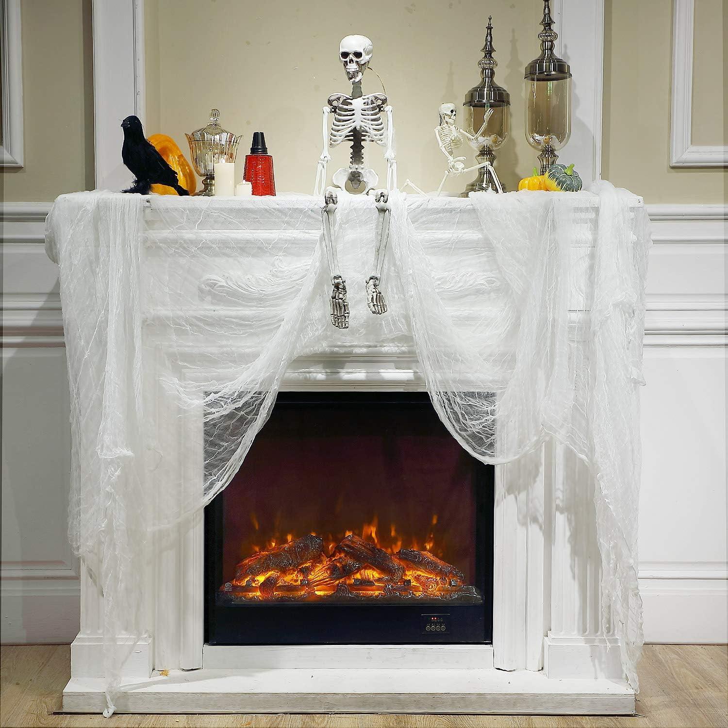 Tela de Queso Halloween Boao 216 x 500 cm Algodón Decoración