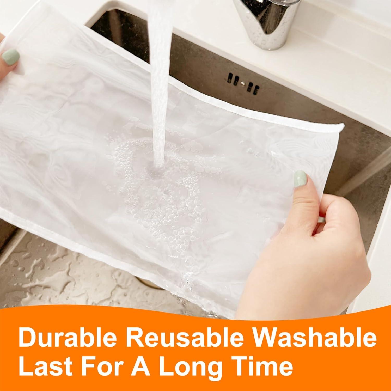 Bolsas de Tela Reutilizables Dizaolive para Filtrar Alimentos - 3 Piezas