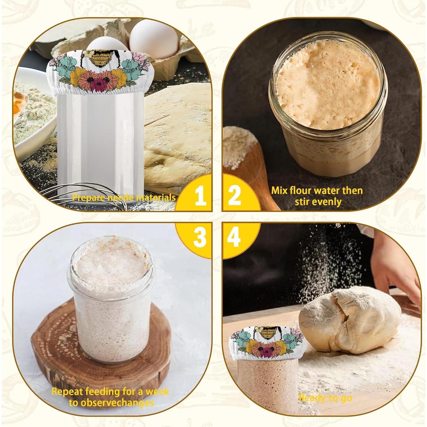 Cubiertas de Tela para Tarros de Fermentación IGPPDO 5 Piezas