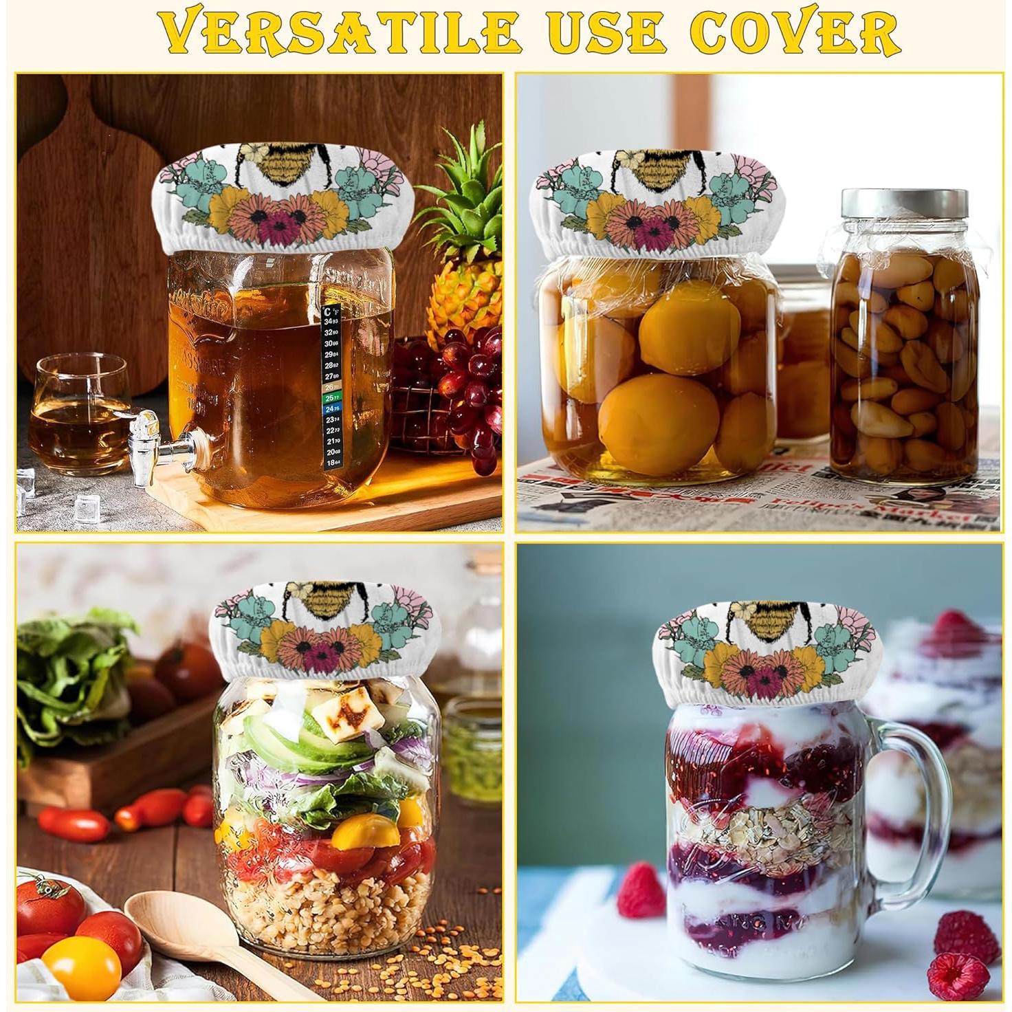 Cubiertas de Tela para Tarros de Fermentación IGPPDO 5 Piezas