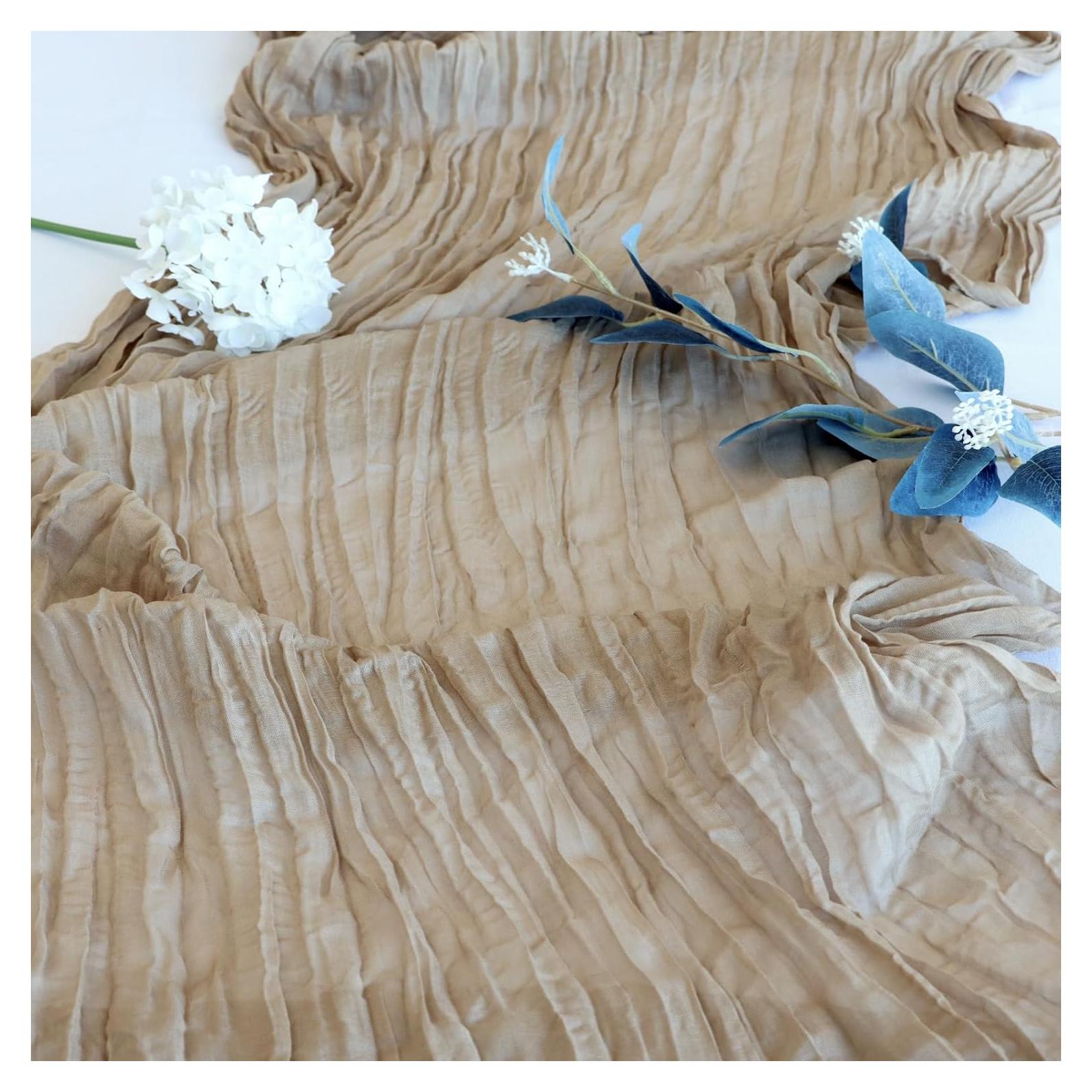 Caminito de Mesa de Gasa Nude 88.9x304.8 cm Pusunas