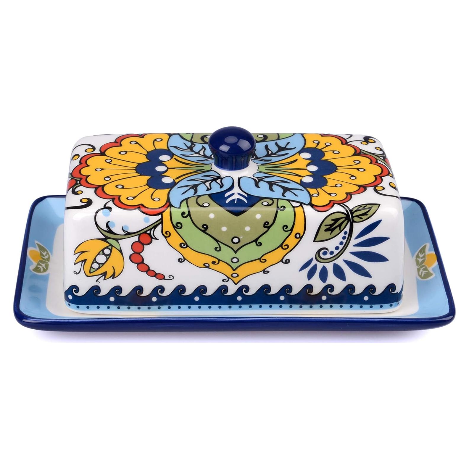 Plato de Mantequilla Cerámico NAGU con Tapa 0.45kg