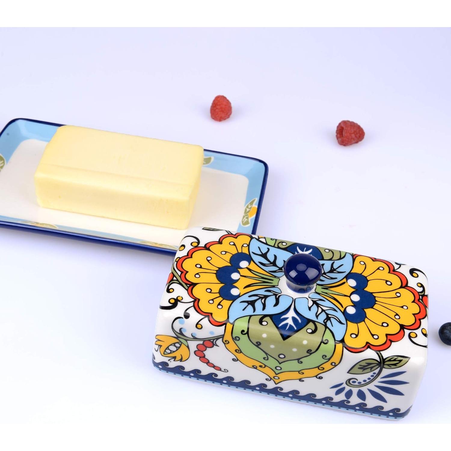 Plato de Mantequilla Cerámico NAGU con Tapa 0.45kg