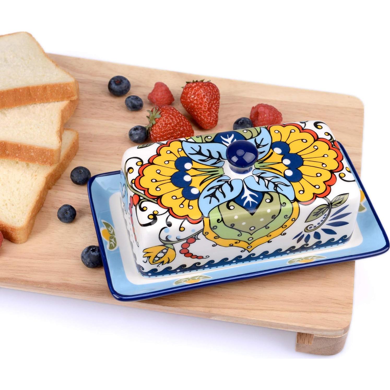 Plato de Mantequilla Cerámico NAGU con Tapa 0.45kg