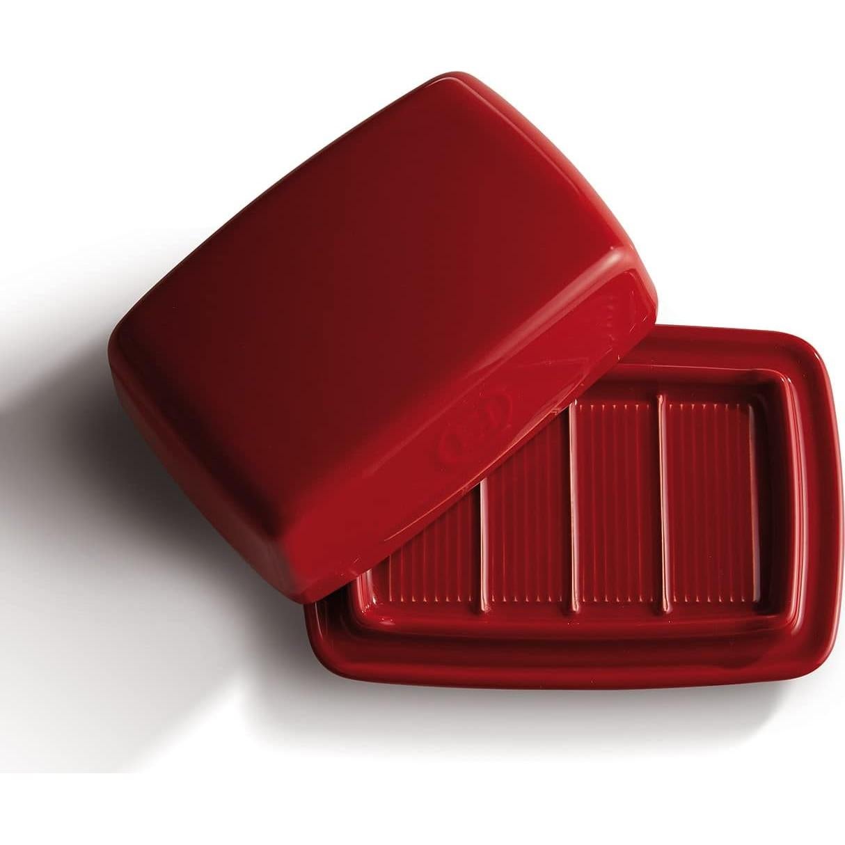 Plato para Mantequilla Emile Henry Cerámica 16.5x11.4cm Burdeos