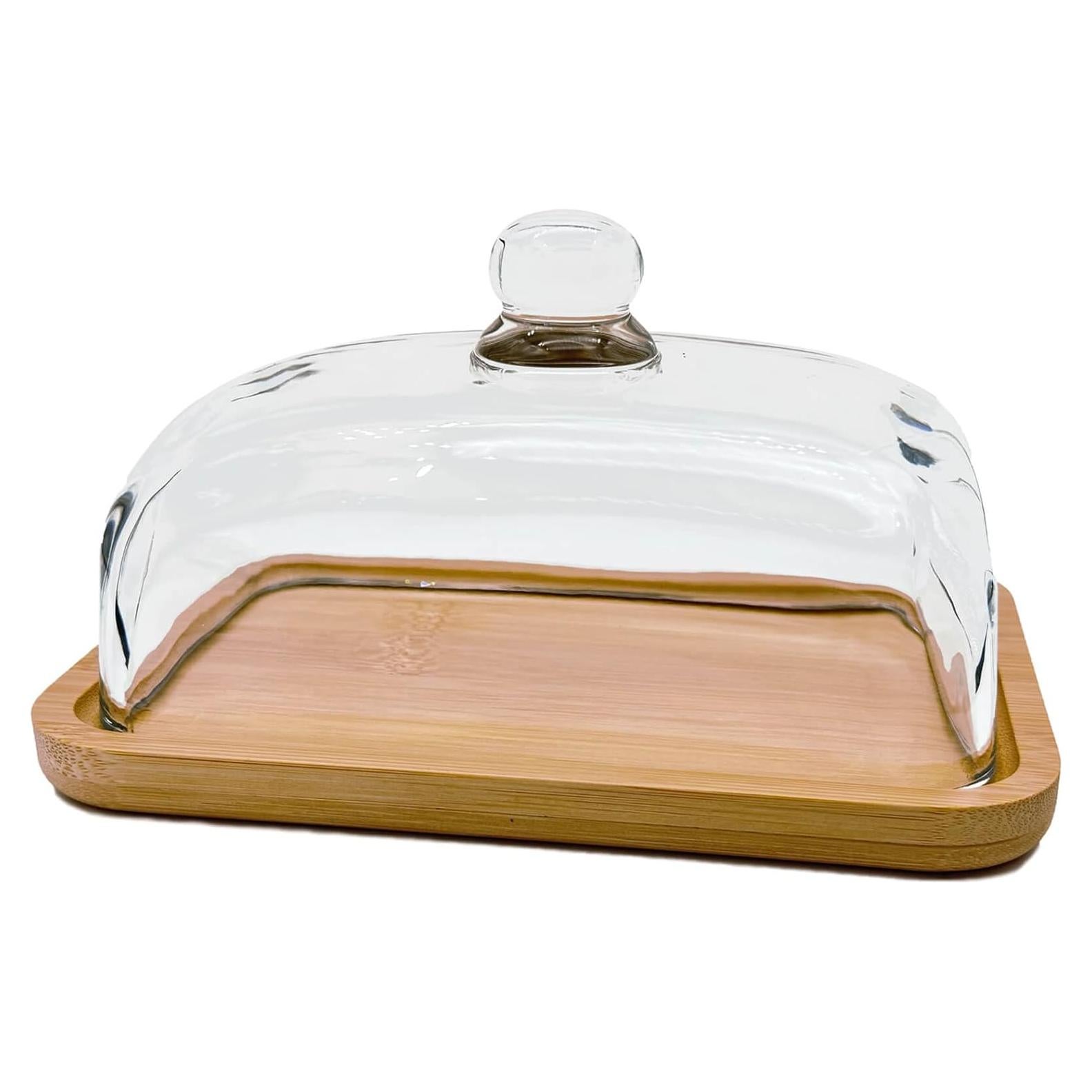 Plato para Mantequilla con Tapa de Vidrio XTTAP 18cm