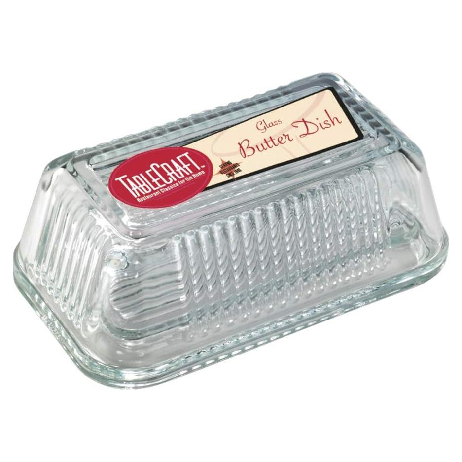 Plato de Mantequilla de Vidrio Tablecraft H122 17.15x10.16cm