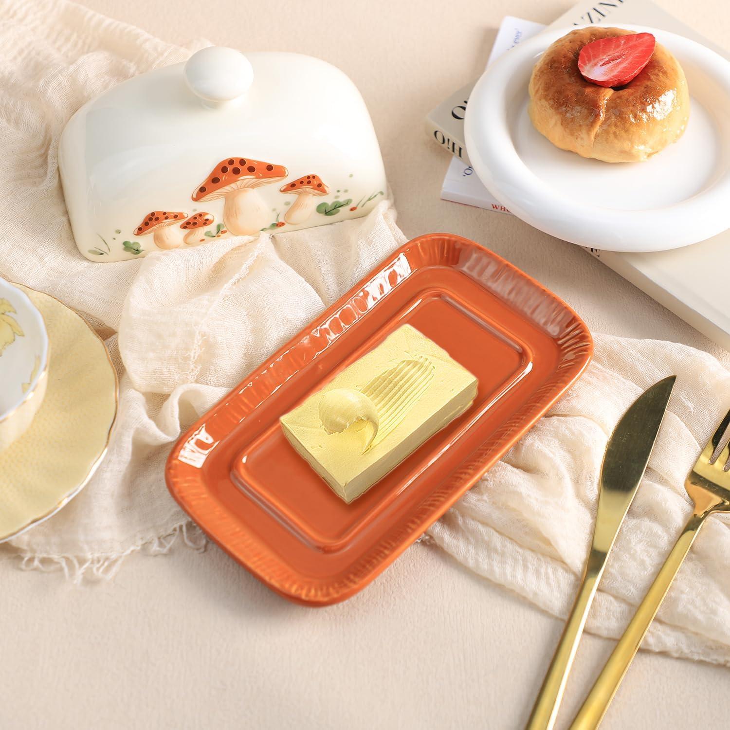 Plato de Mantequilla Cerámica Bicuzat con Tapa 0.77 kg