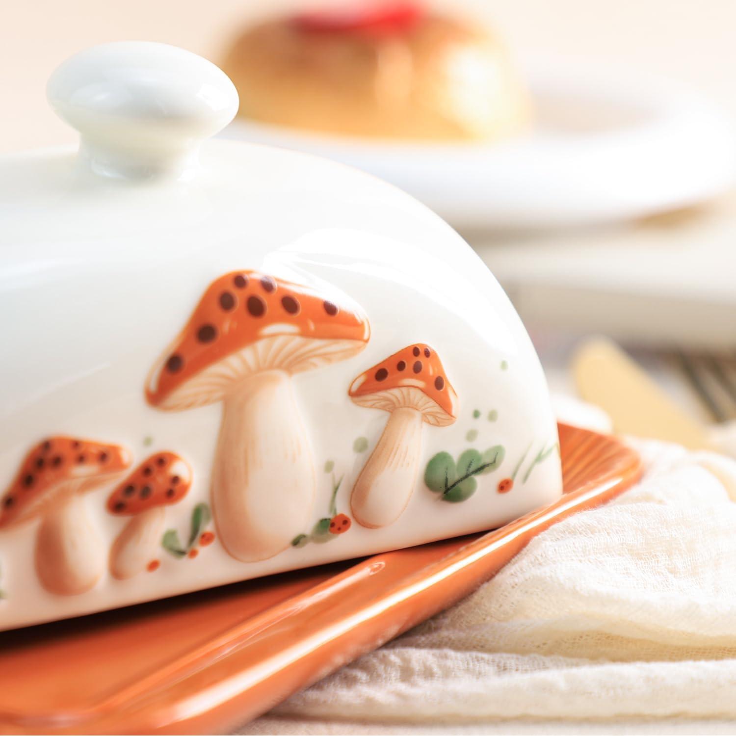 Plato de Mantequilla Cerámica Bicuzat con Tapa 0.77 kg