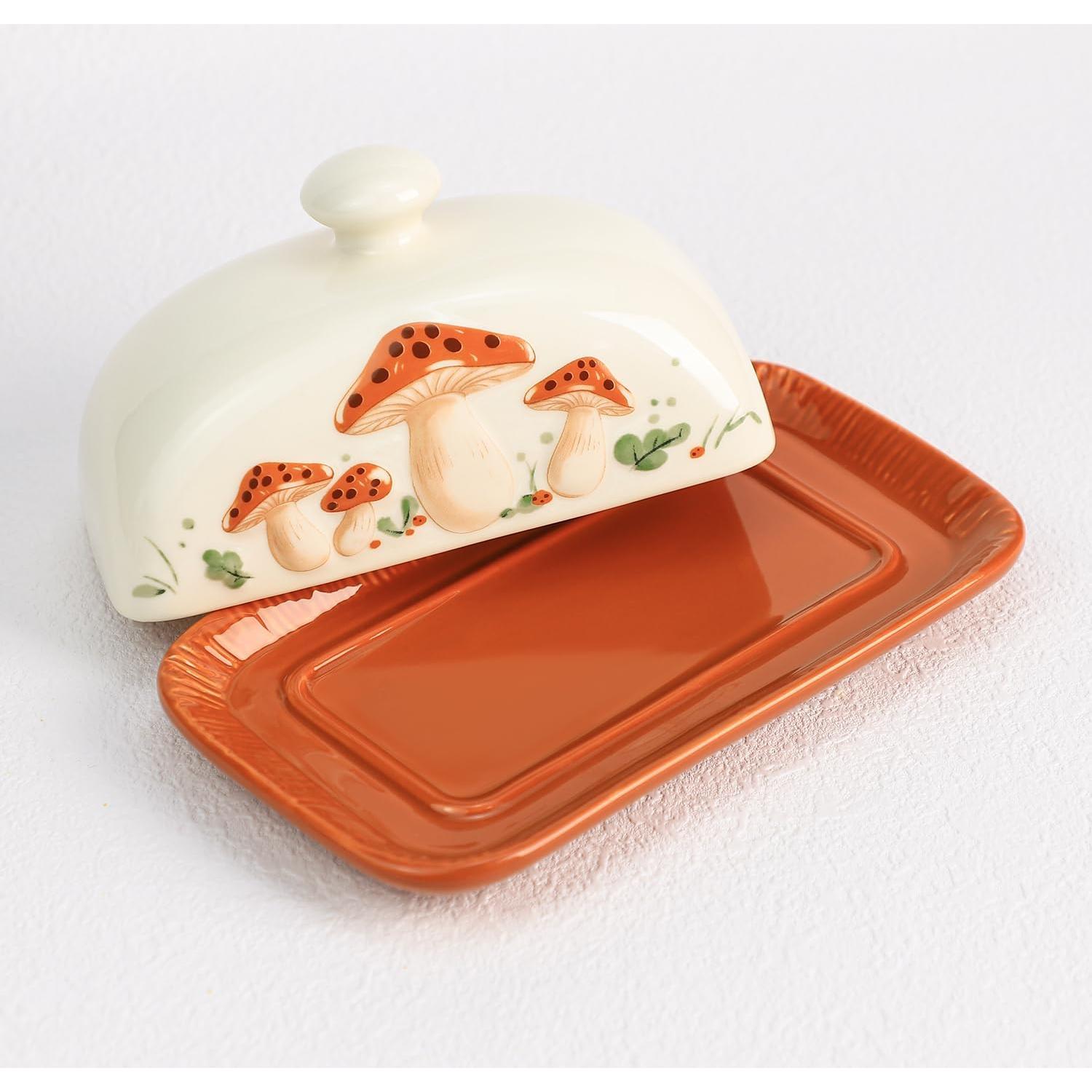 Plato de Mantequilla Cerámica Bicuzat con Tapa 0.77 kg