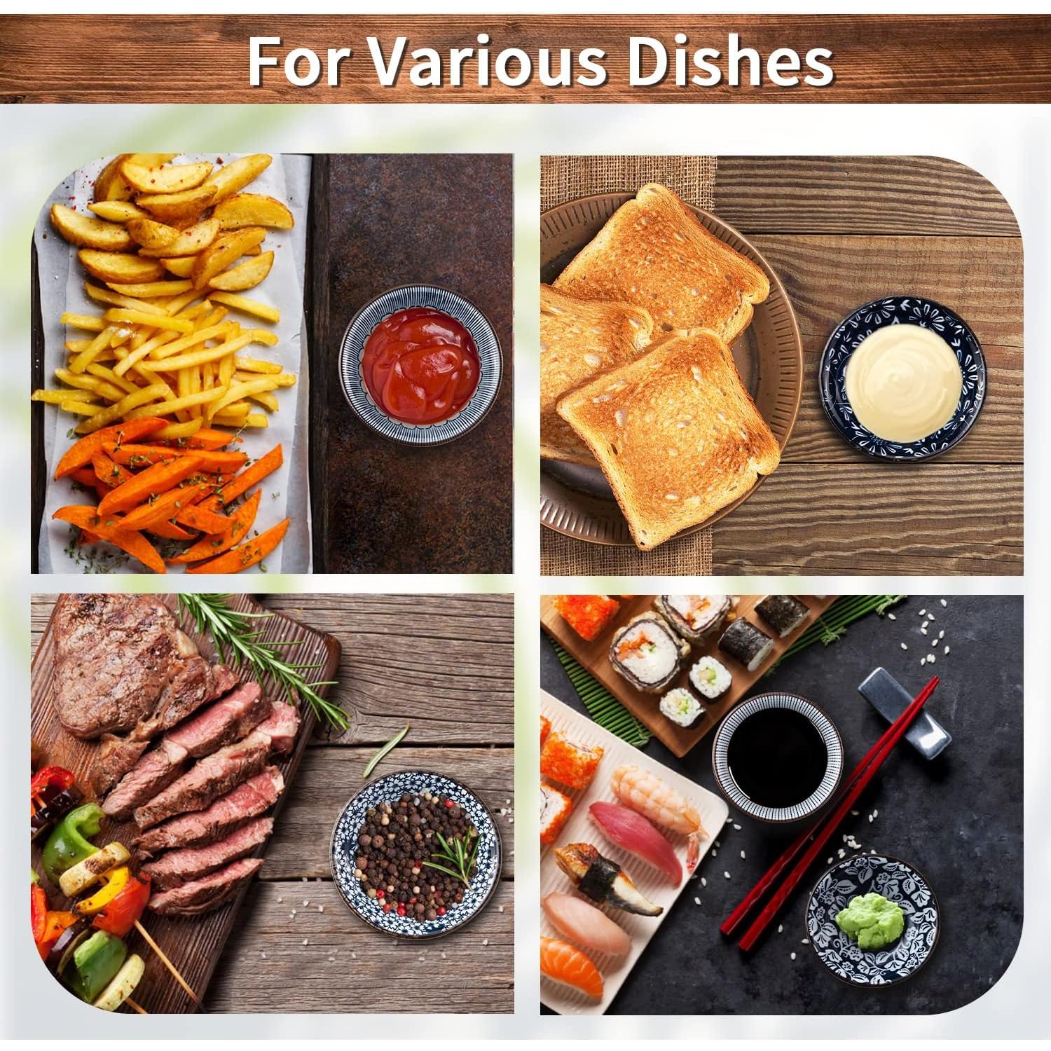 Set de 6 Tazones de Cerámica Eisinly para Dipping 10 cm