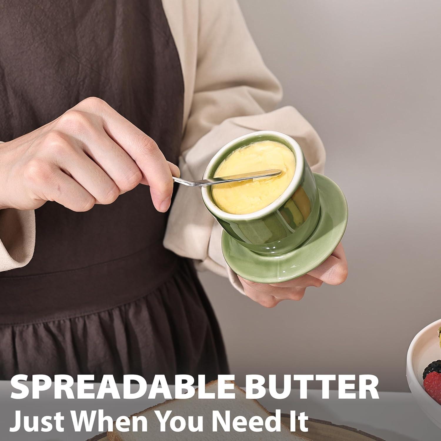 Crock de Mantequilla de Champiñón Fungi Fun 0.68 kg Cerámica