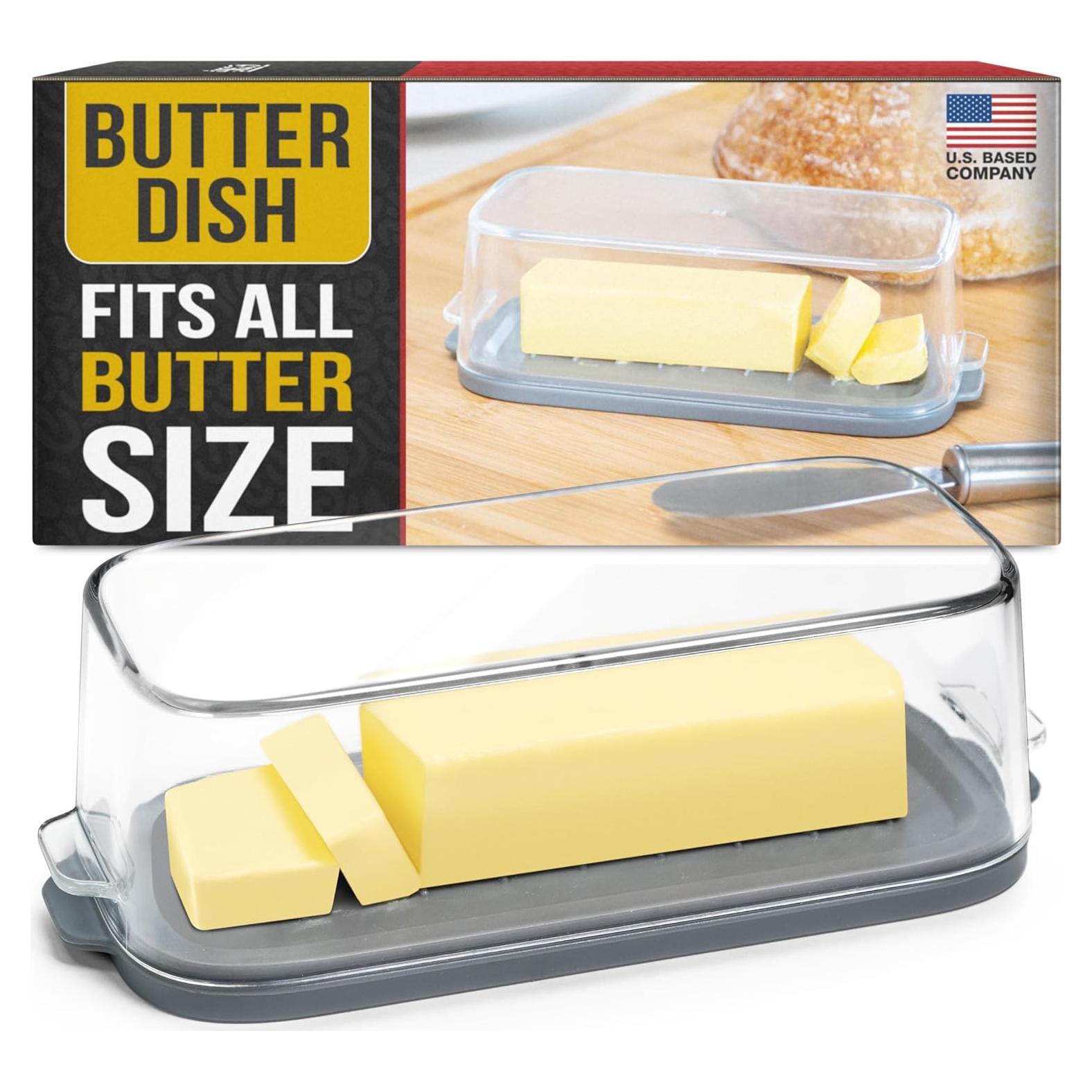 Mantequillera Grande Eparé con Tapa - Plástico Libre de BPA