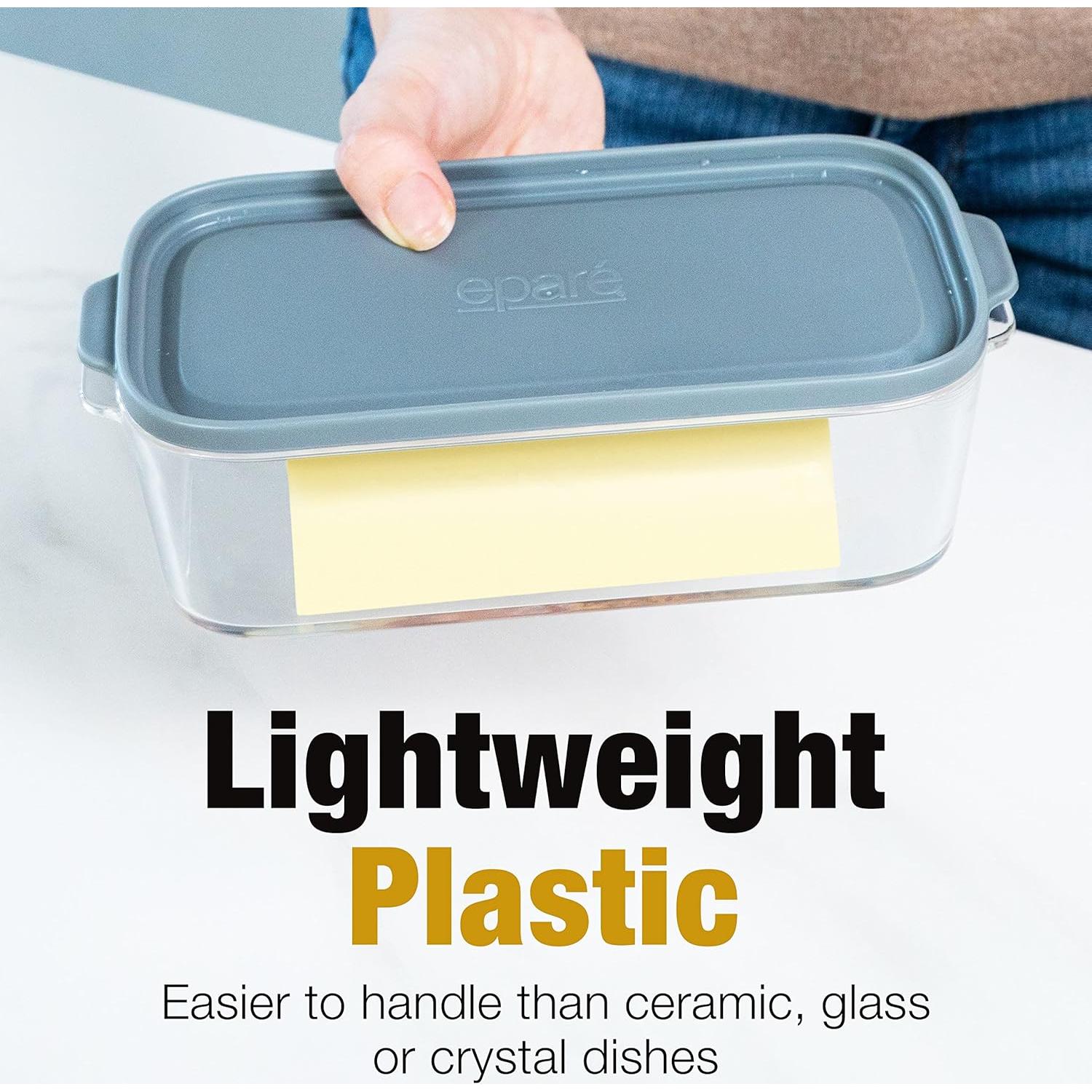 Mantequillera Grande Eparé con Tapa - Plástico Libre de BPA