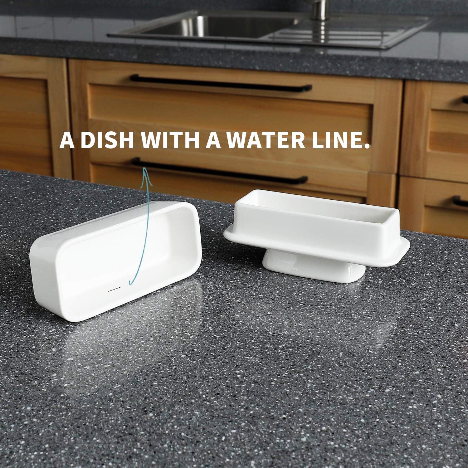 Plato de Mantequilla Sweese con Tapa - Porcelana 113g