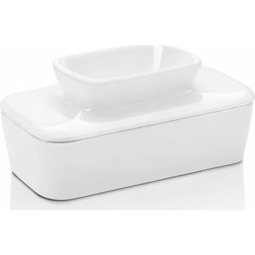 Plato de Mantequilla Sweese con Tapa - Porcelana 113g