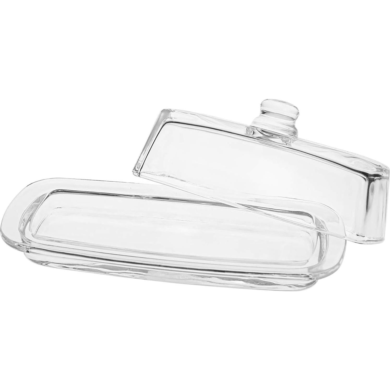 Set de 2 Platos de Mantequilla Hedume de Vidrio con Tapa