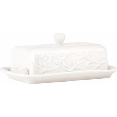 Plato de Mantequilla Cubierto Lenox Opal Innocence 18.4 cm