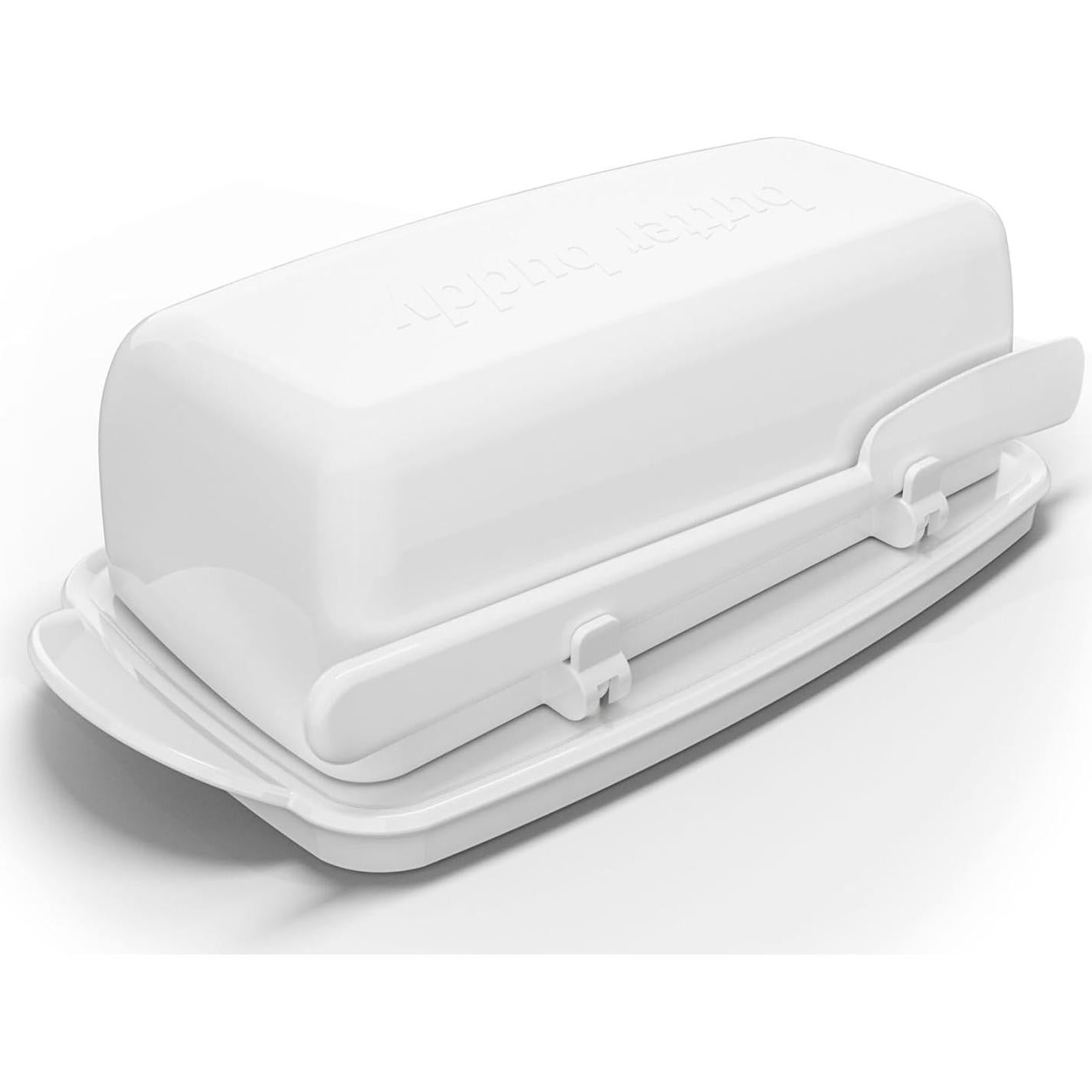 Plato de Mantequilla con Tapa Abatible SOUL CREAT Blanco 227g