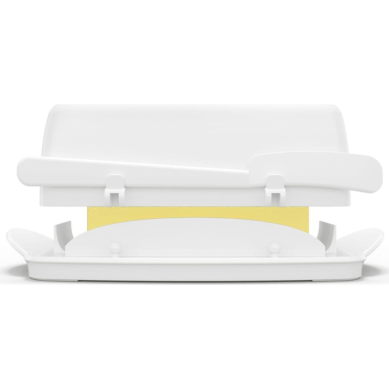 Plato de Mantequilla con Tapa Abatible SOUL CREAT Blanco 227g