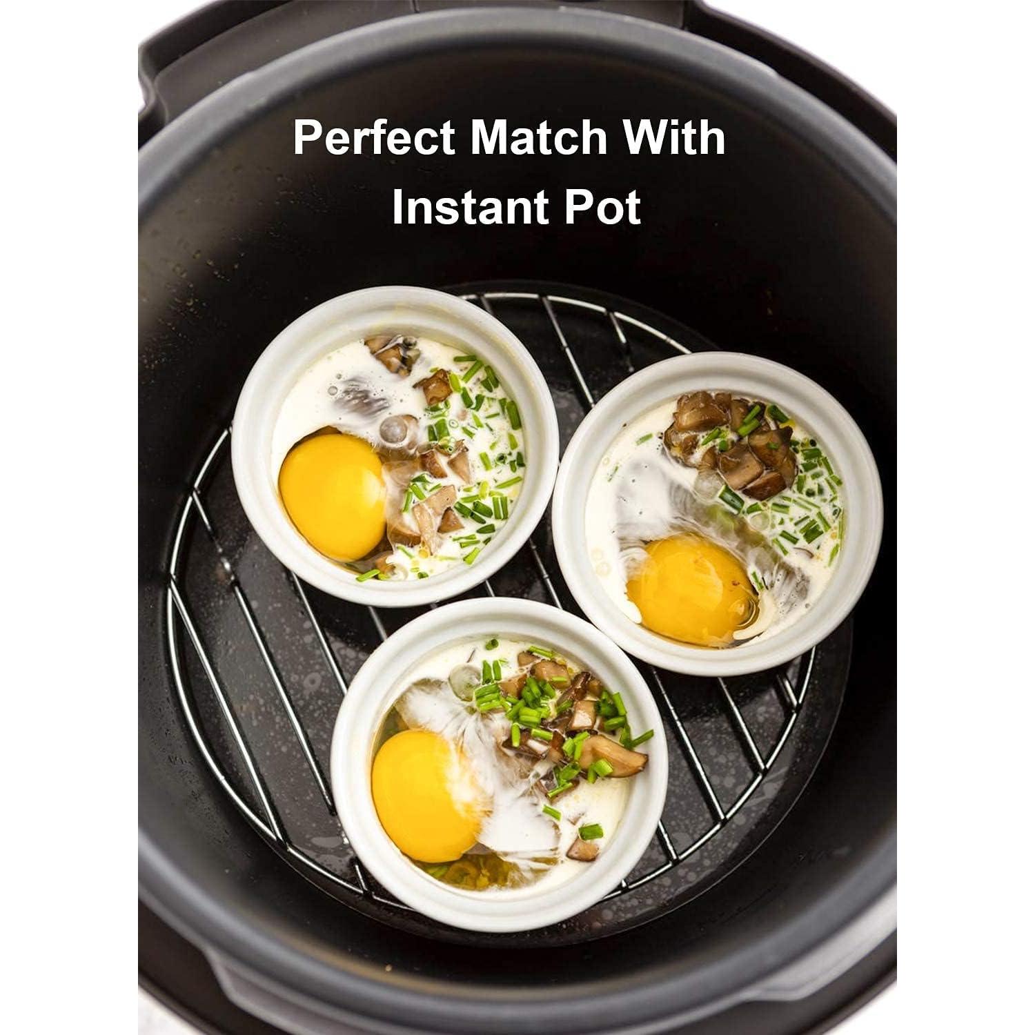 Ramekins de Cerámica LE TAUCI 4 oz Juego de 6 Blanco