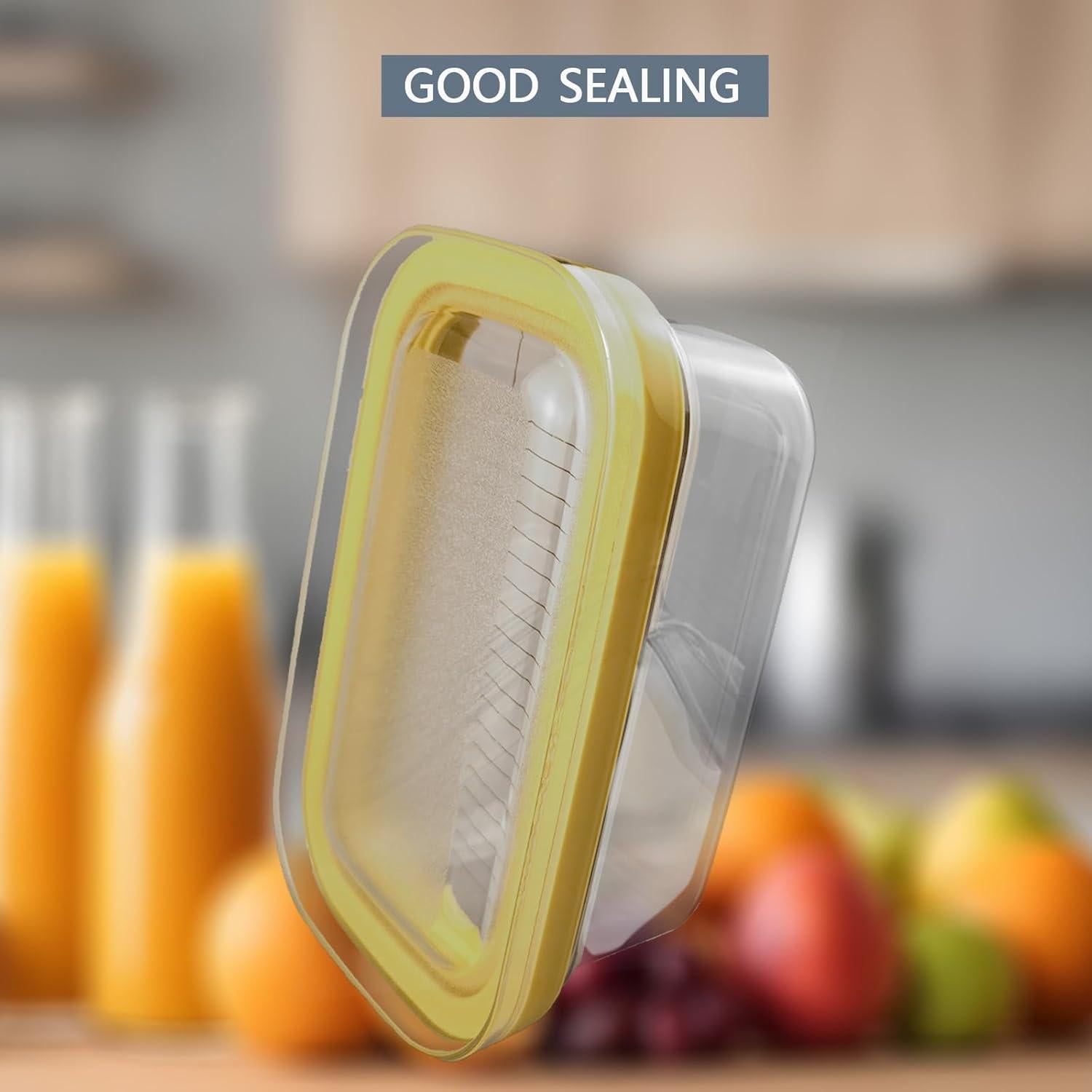 Contenedor de Mantequilla Sellado Chiegeguu con Cortador Acero Inoxidable