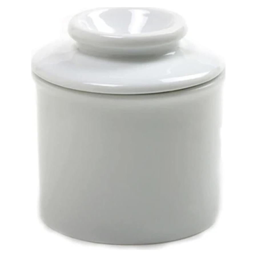 Conservador de Mantequilla Norpro de Porcelana Blanca 1 Barra