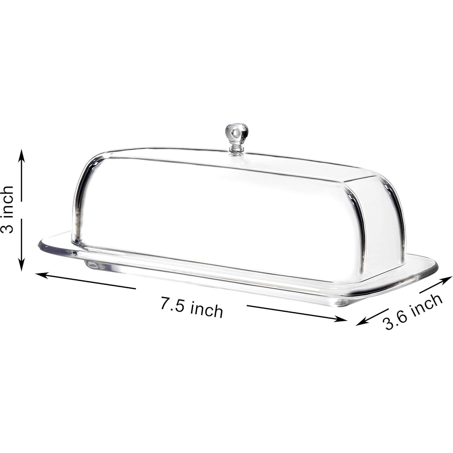 Contenedor de Mantequilla Youngever Plástico Transparente 20x10 cm