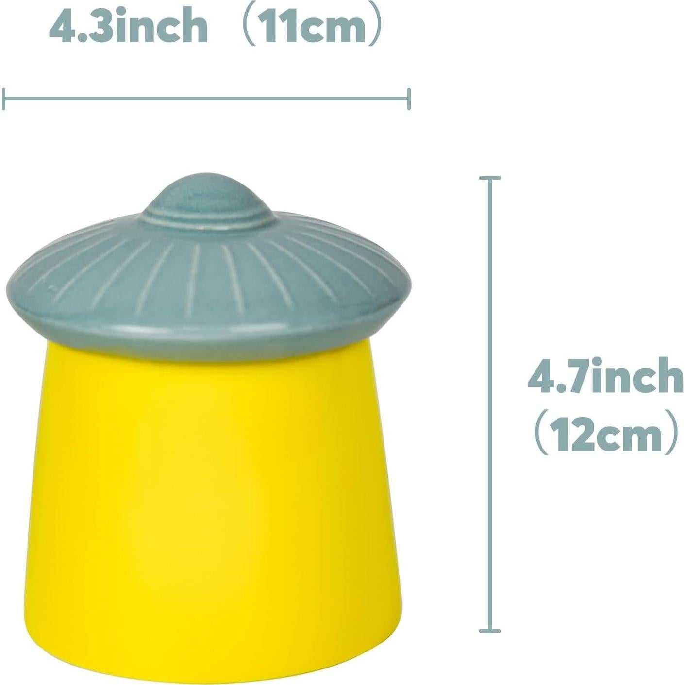 Crock de Mantequilla UFO YOBRO con Tapa de Sello de Agua