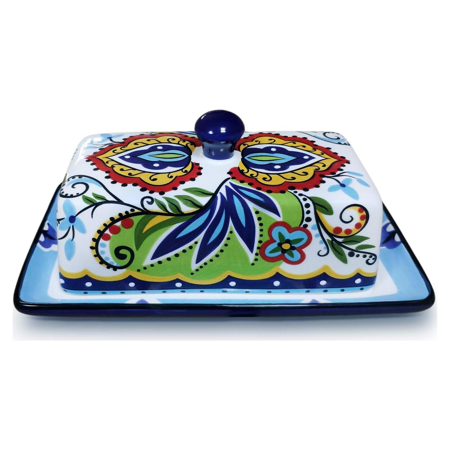 Platos de Cerámica Rectangulares con Tapa MAGCOLOR 51.3x11.4 cm