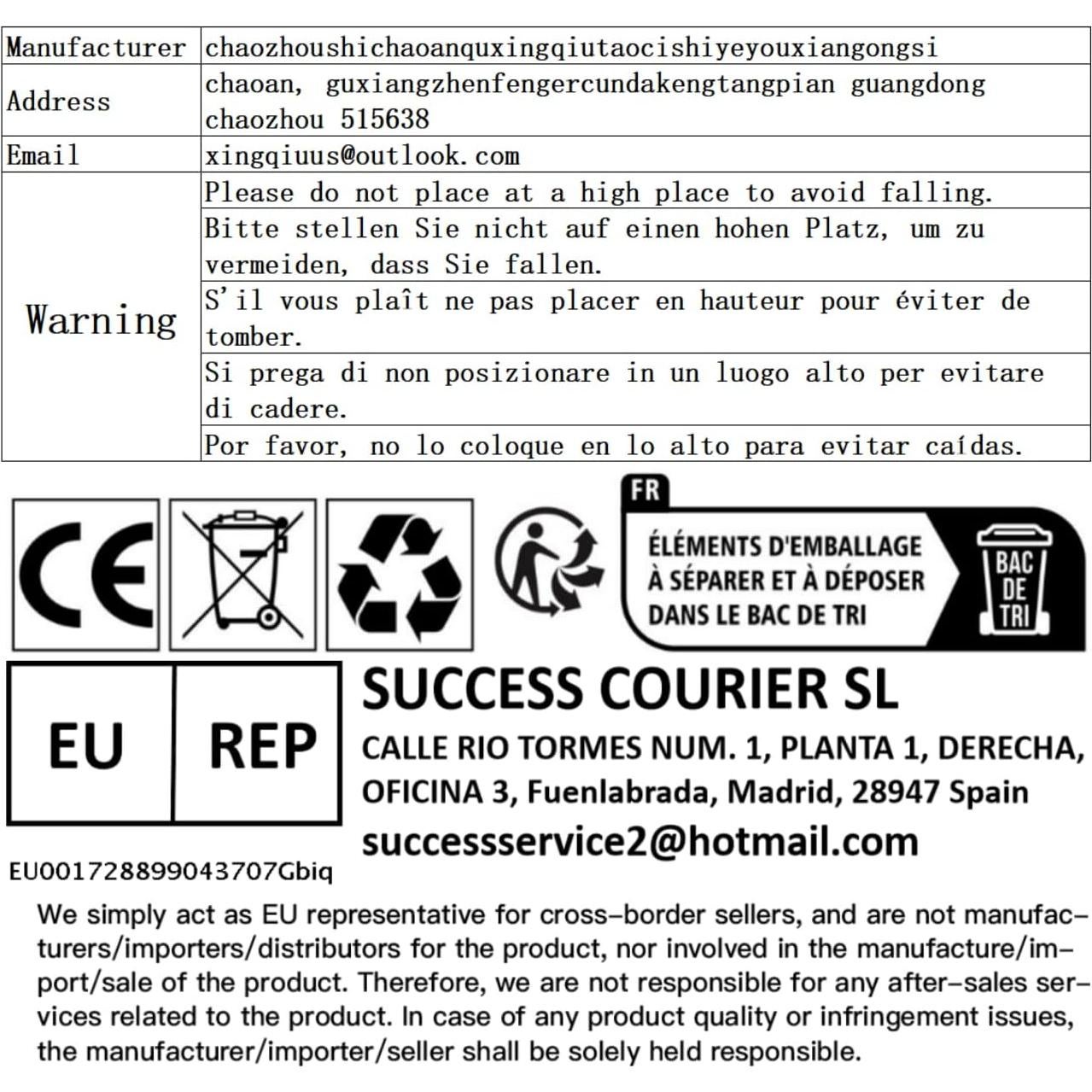 Plato de Mantequilla Candiicap de Porcelana con Tapa 340g Azul Marino