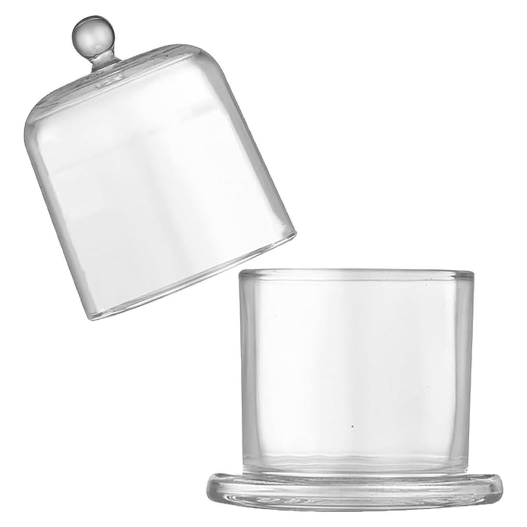 Contenedor de Mantequilla de Vidrio HOMSFOU 120ml con Tapa