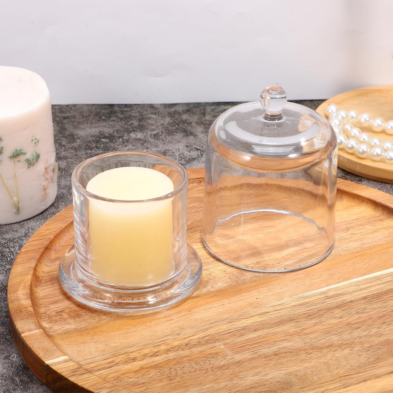 Contenedor de Mantequilla de Vidrio HOMSFOU 120ml con Tapa