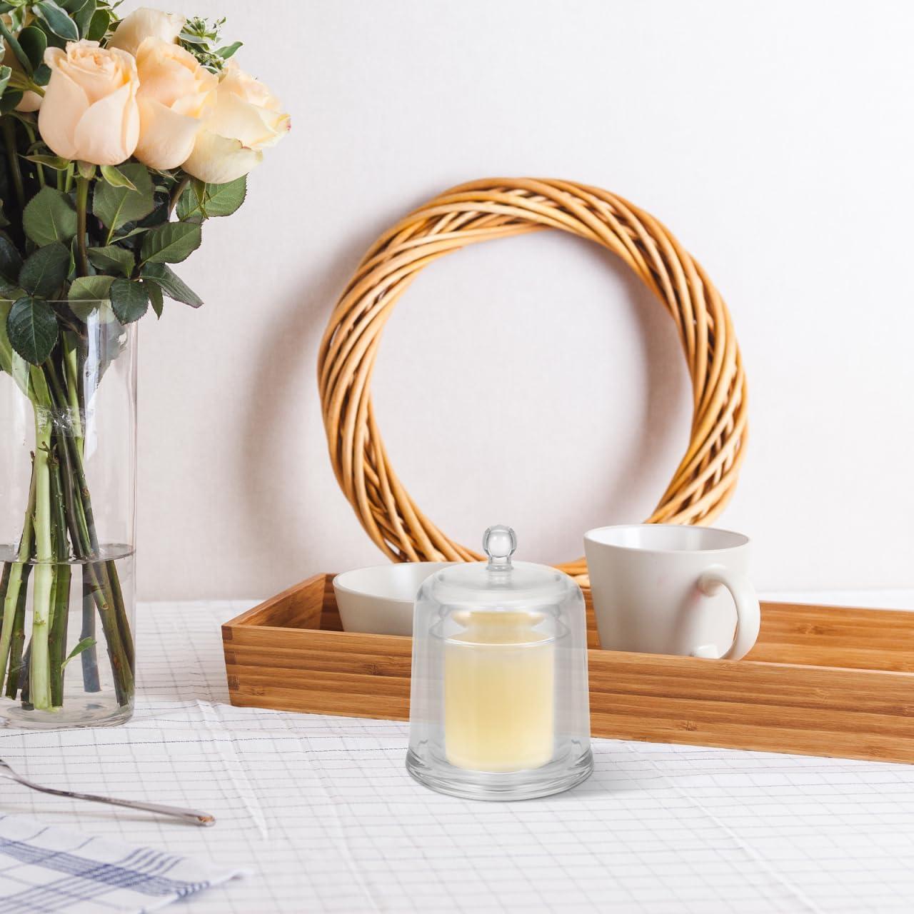 Contenedor de Mantequilla de Vidrio HOMSFOU 120ml con Tapa