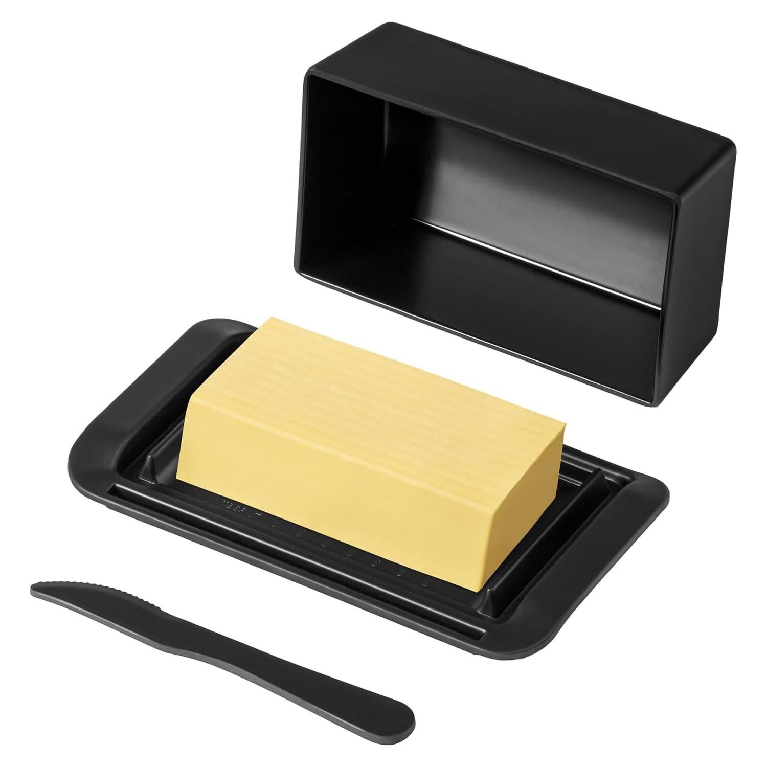 Plato para Mantequilla JOYMAY Grande con Tapa y Ranura para Cuchillo