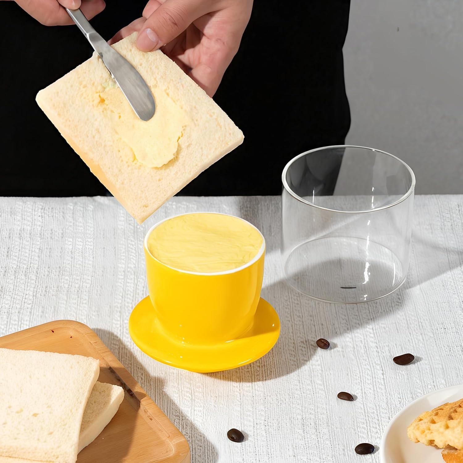 Crock de Mantequilla FrutPunch con Tapa de Cerámica 0.54 kg