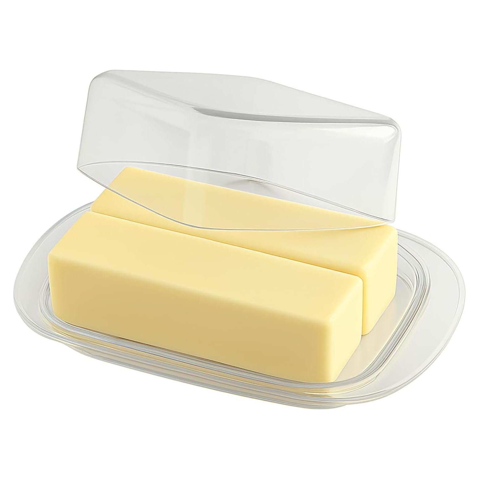 Plato para Mantequilla BNYD con Tapa - Capacidad 2 Barras