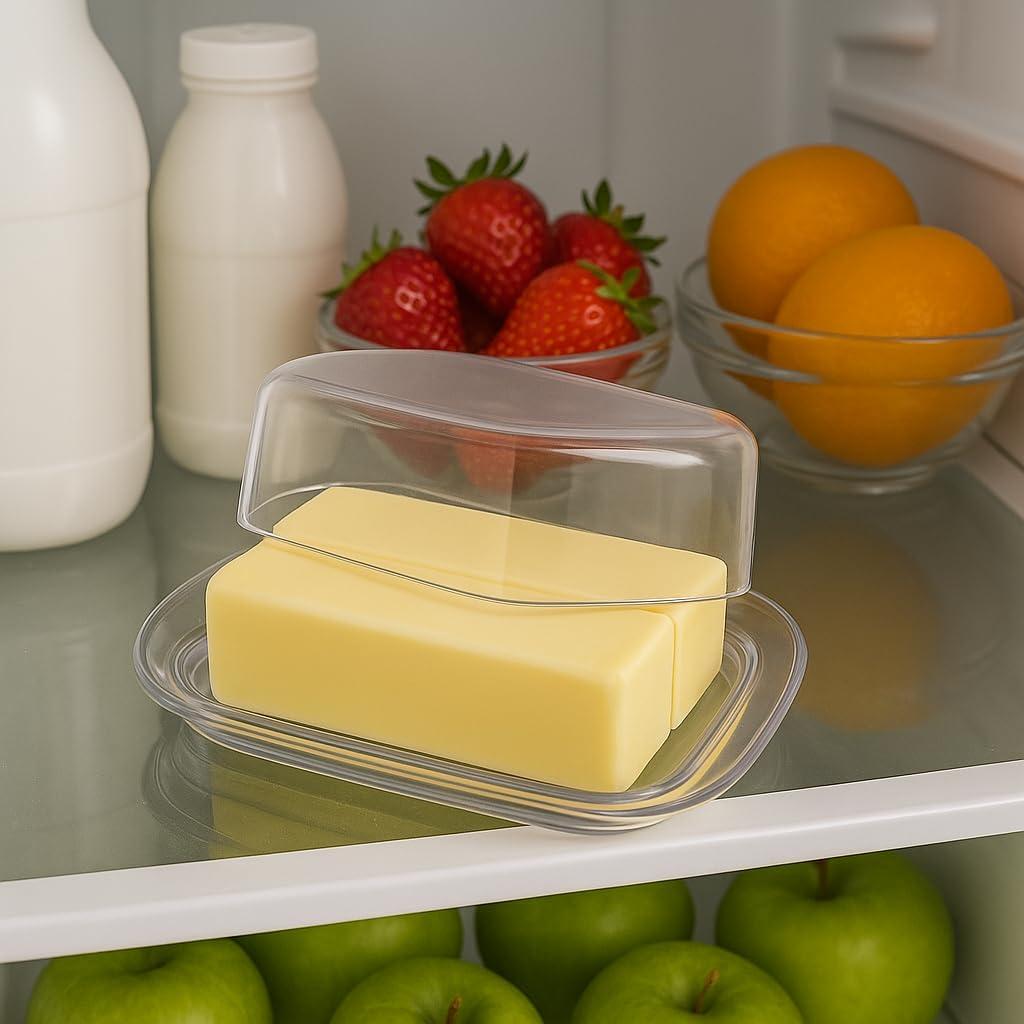 Plato para Mantequilla BNYD con Tapa - Capacidad 2 Barras