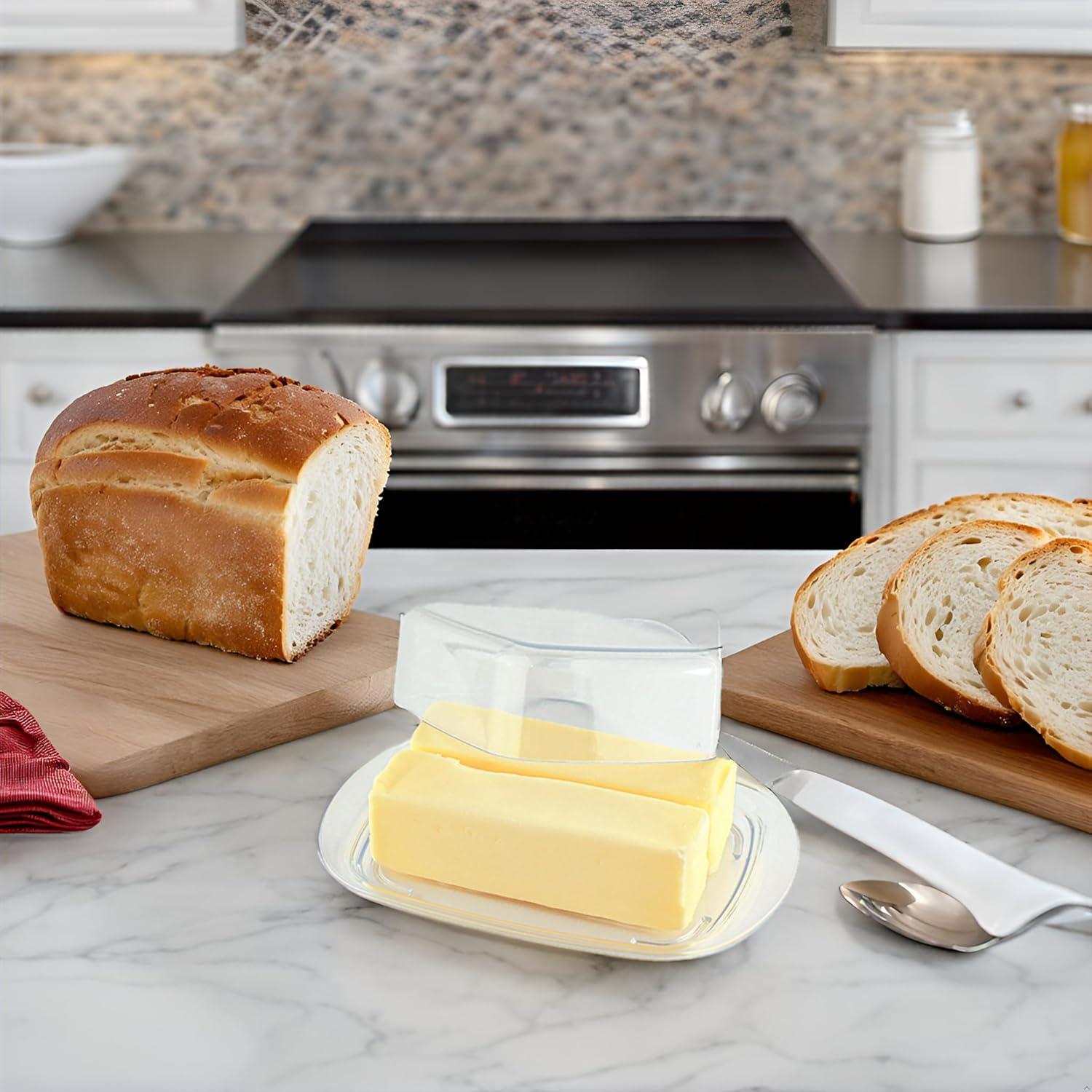 Plato para Mantequilla BNYD con Tapa - Capacidad 2 Barras