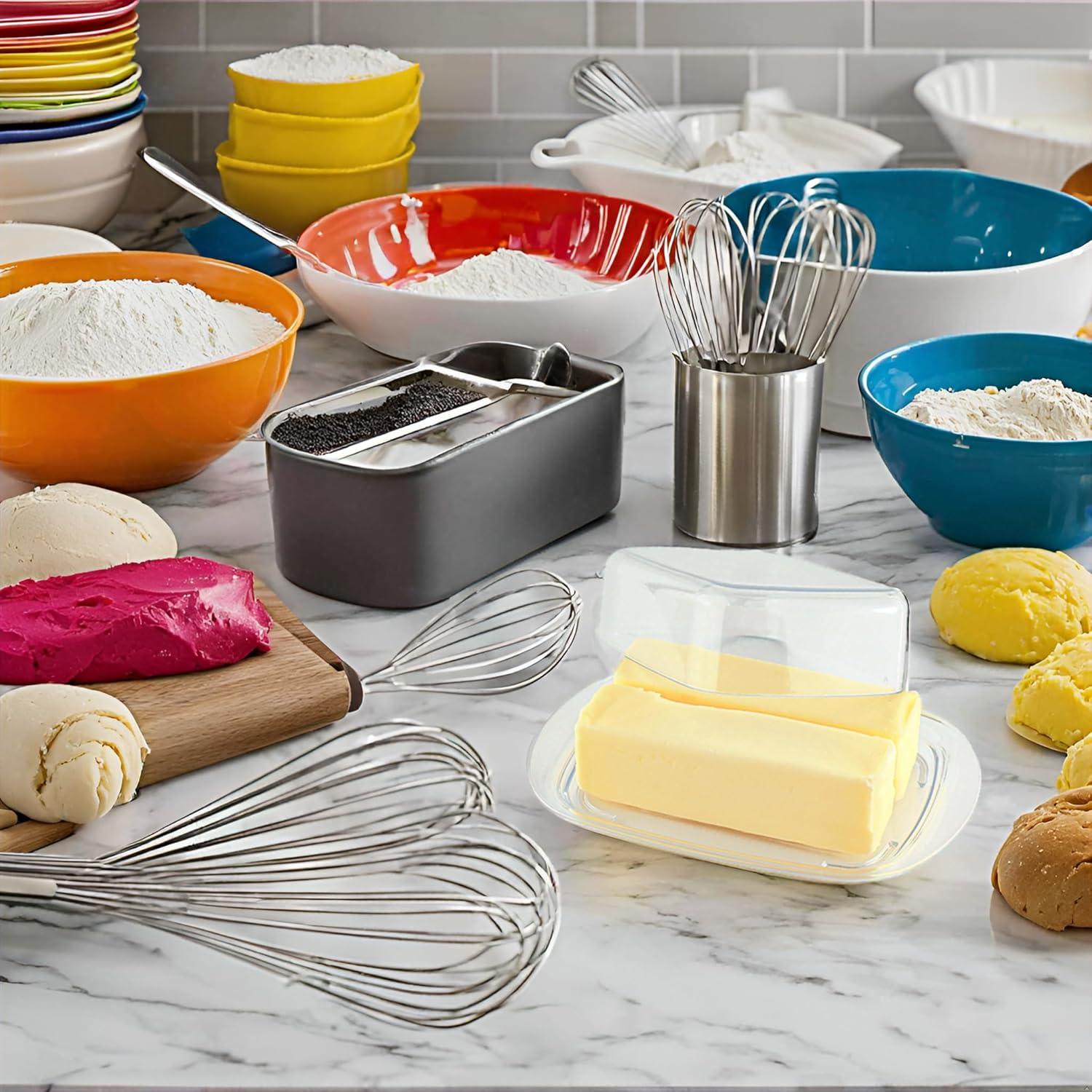 Plato para Mantequilla BNYD con Tapa - Capacidad 2 Barras