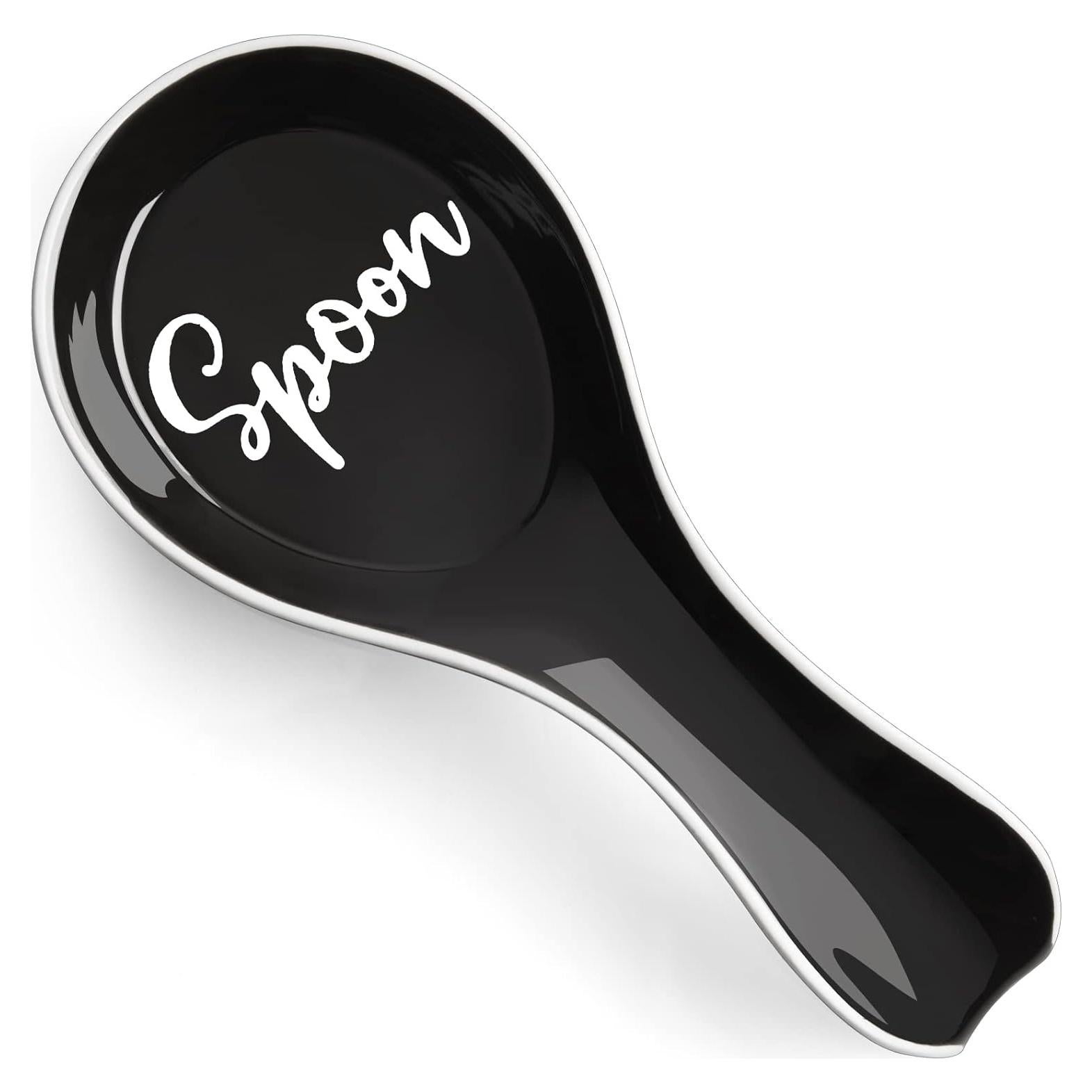 Soporte de Cuchara Cerámica DAYYET Negro 23.5x10.4 cm