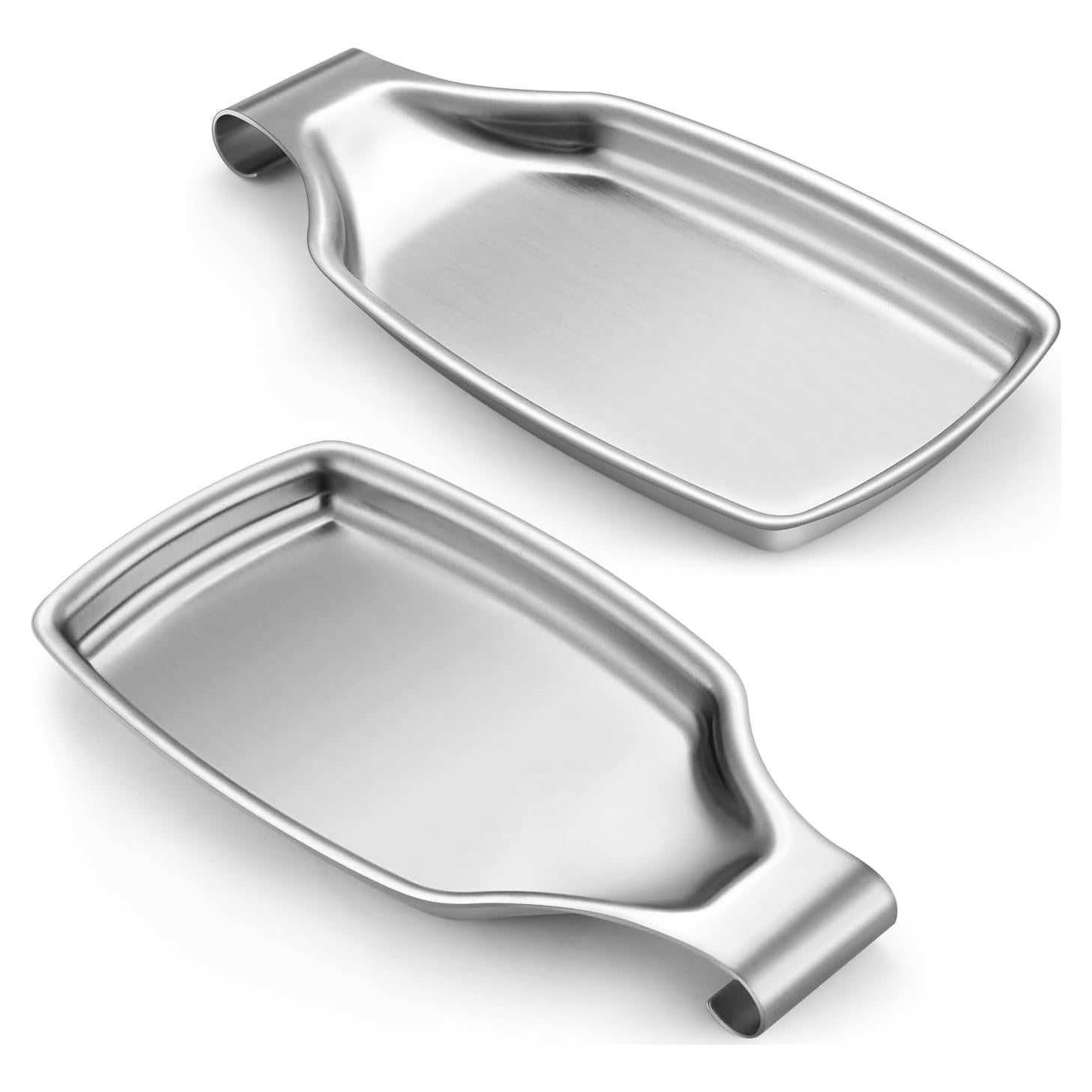 Soporte para Cuchara E-far Acero Inoxidable 2 Piezas 21.6x10.9cm