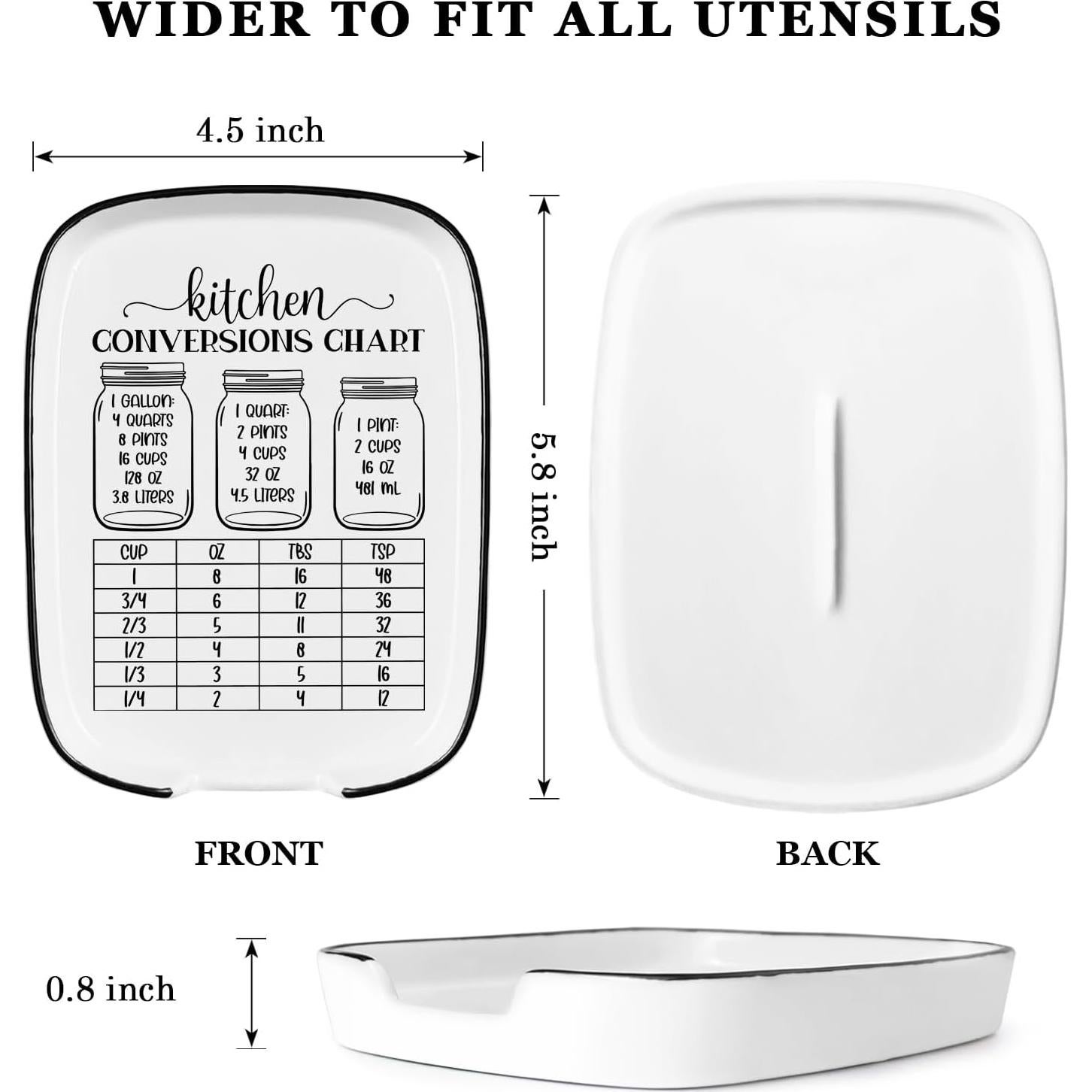 Soporte de Cuchara de Cerámica Guokoko para Encimera 272g