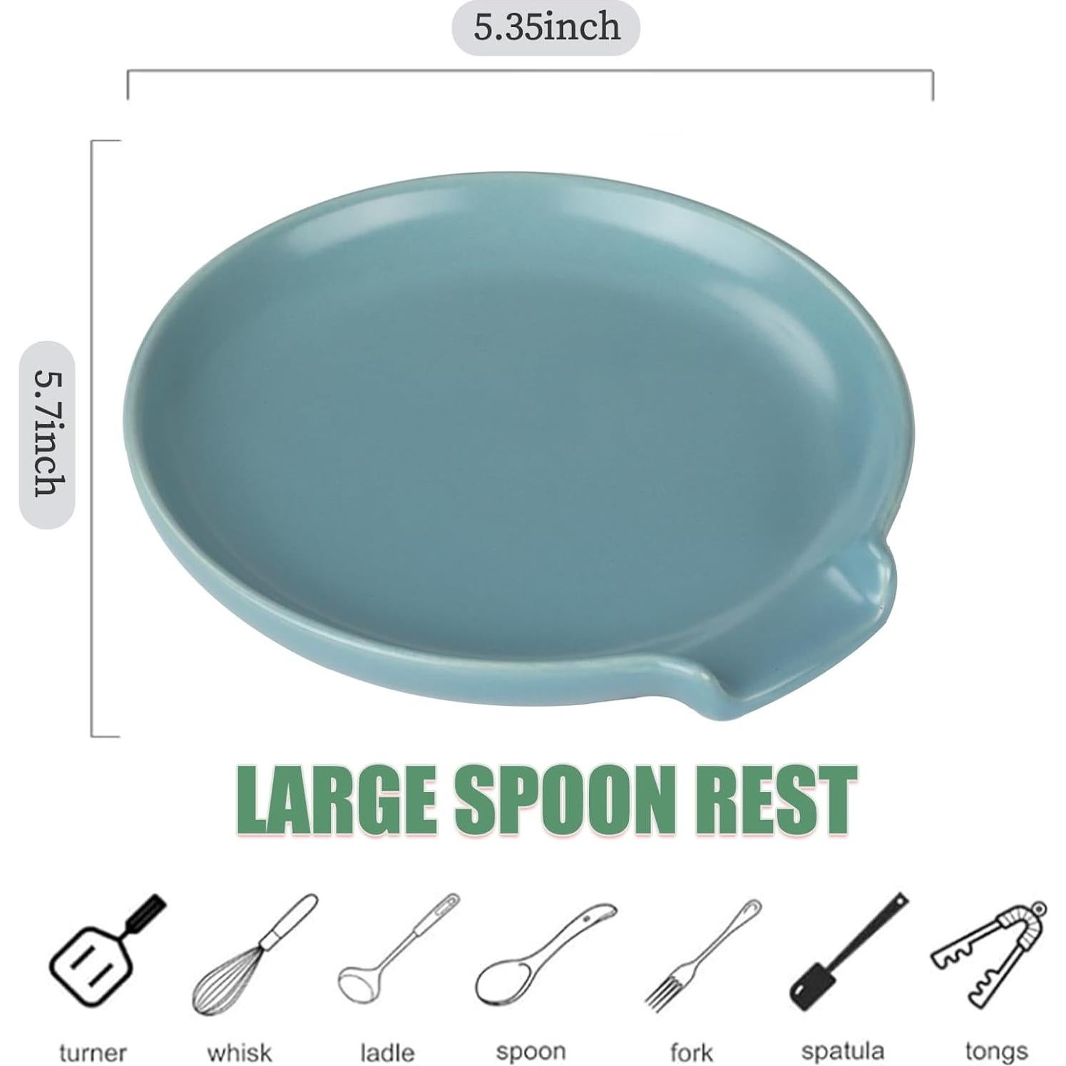 Soporte para Cucharas de Cerámica Lfpkixise 14.5 cm Gris