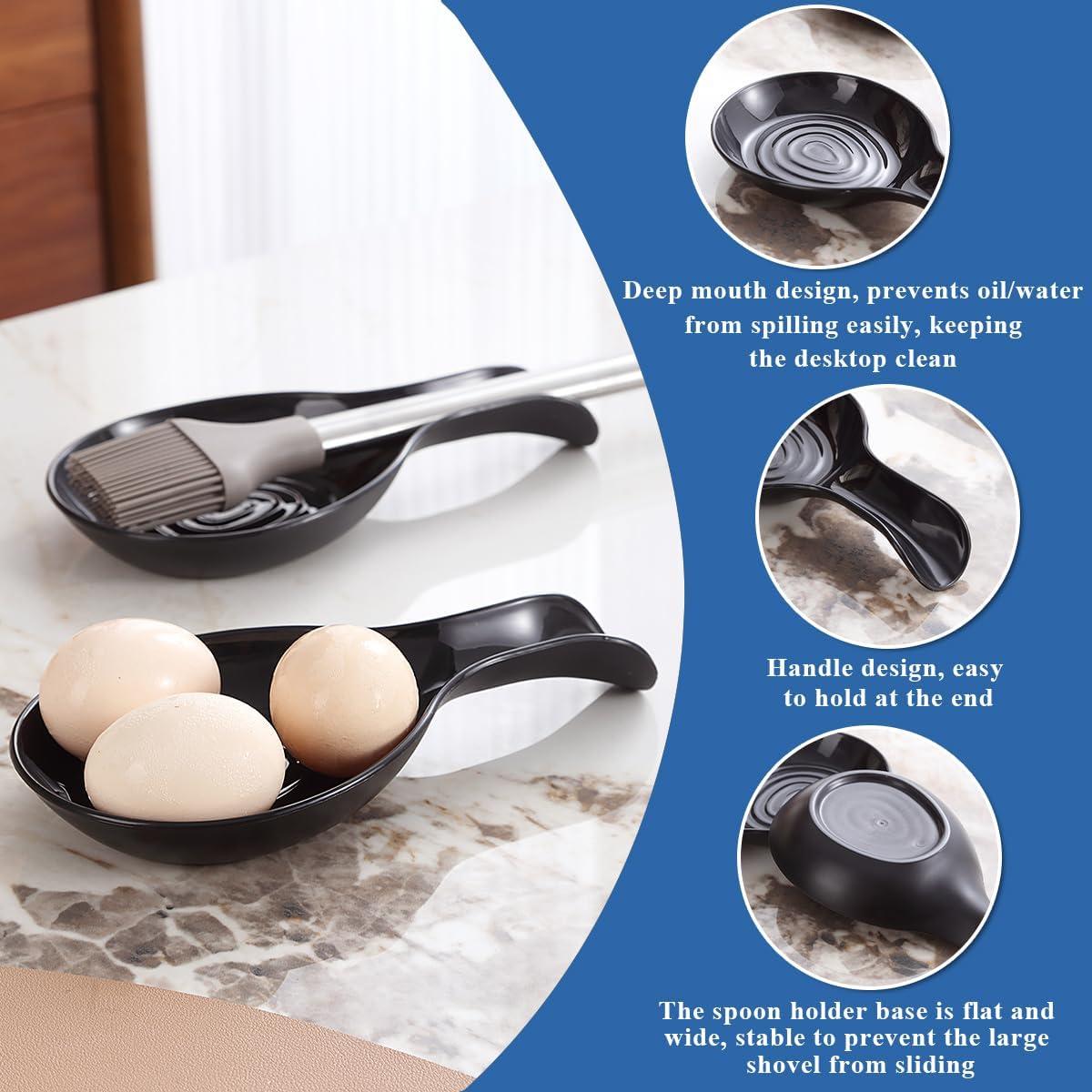 Soporte para cucharas Kyraton 2 Pack - Plástico Grado Alimenticio