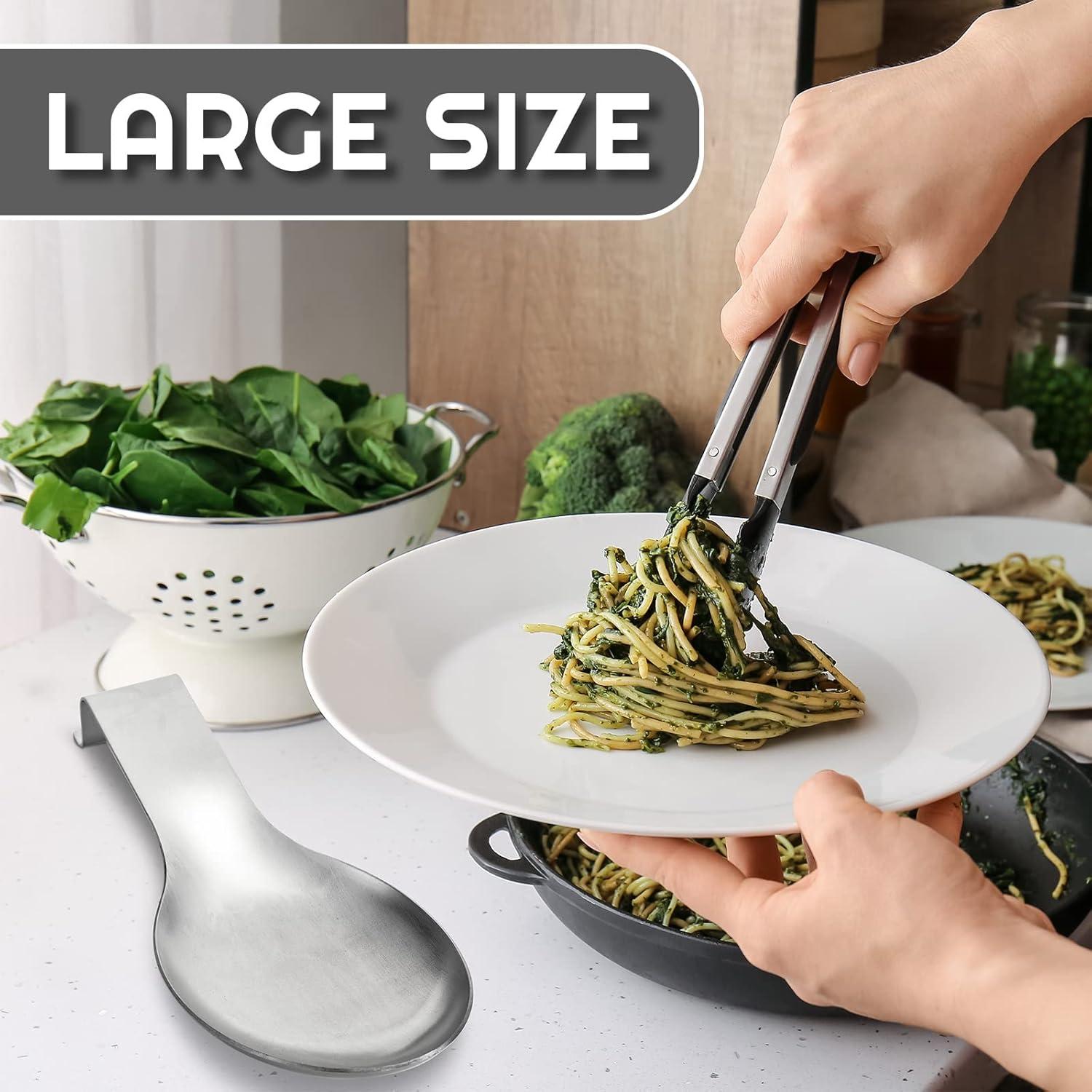 Soporte de Cuchara Acero Inoxidable Nuanchu 6 Pcs 24.5x9.7cm