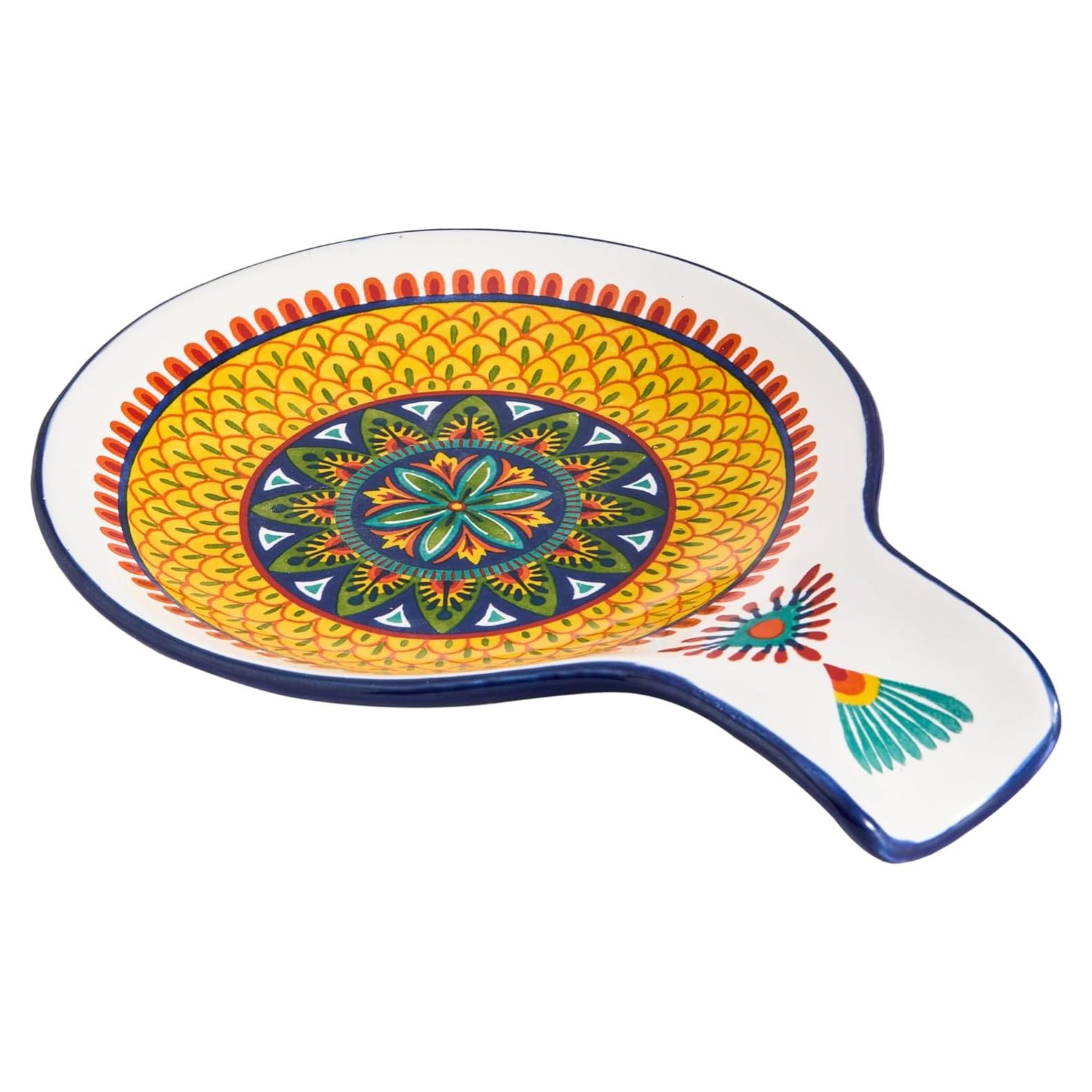 Soporte para Cucharas Bico Havana Cerámica 19x14 cm Apto Lavavajillas