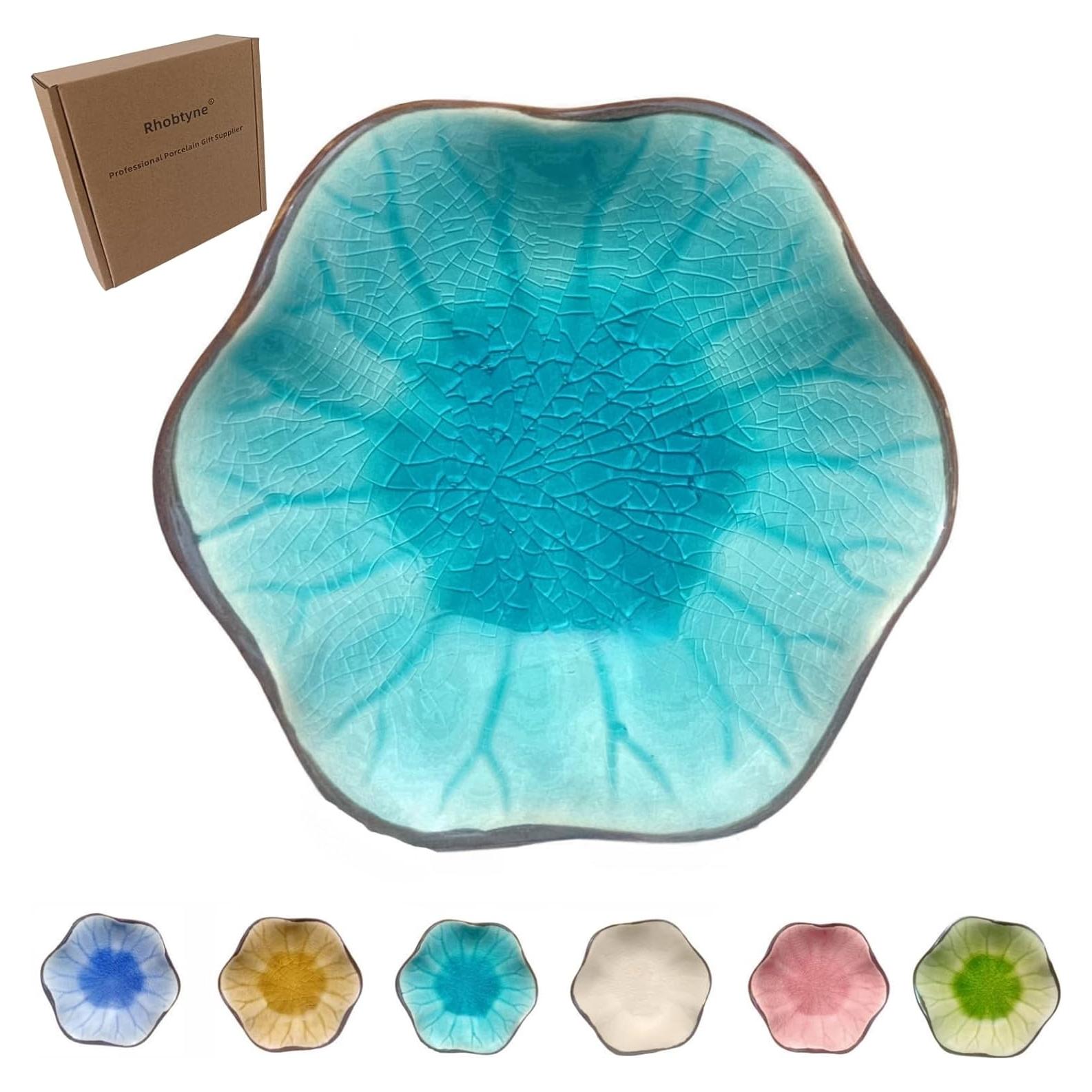 Soporte para cuchara de café cerámica Rhobtyne Grietas de hielo